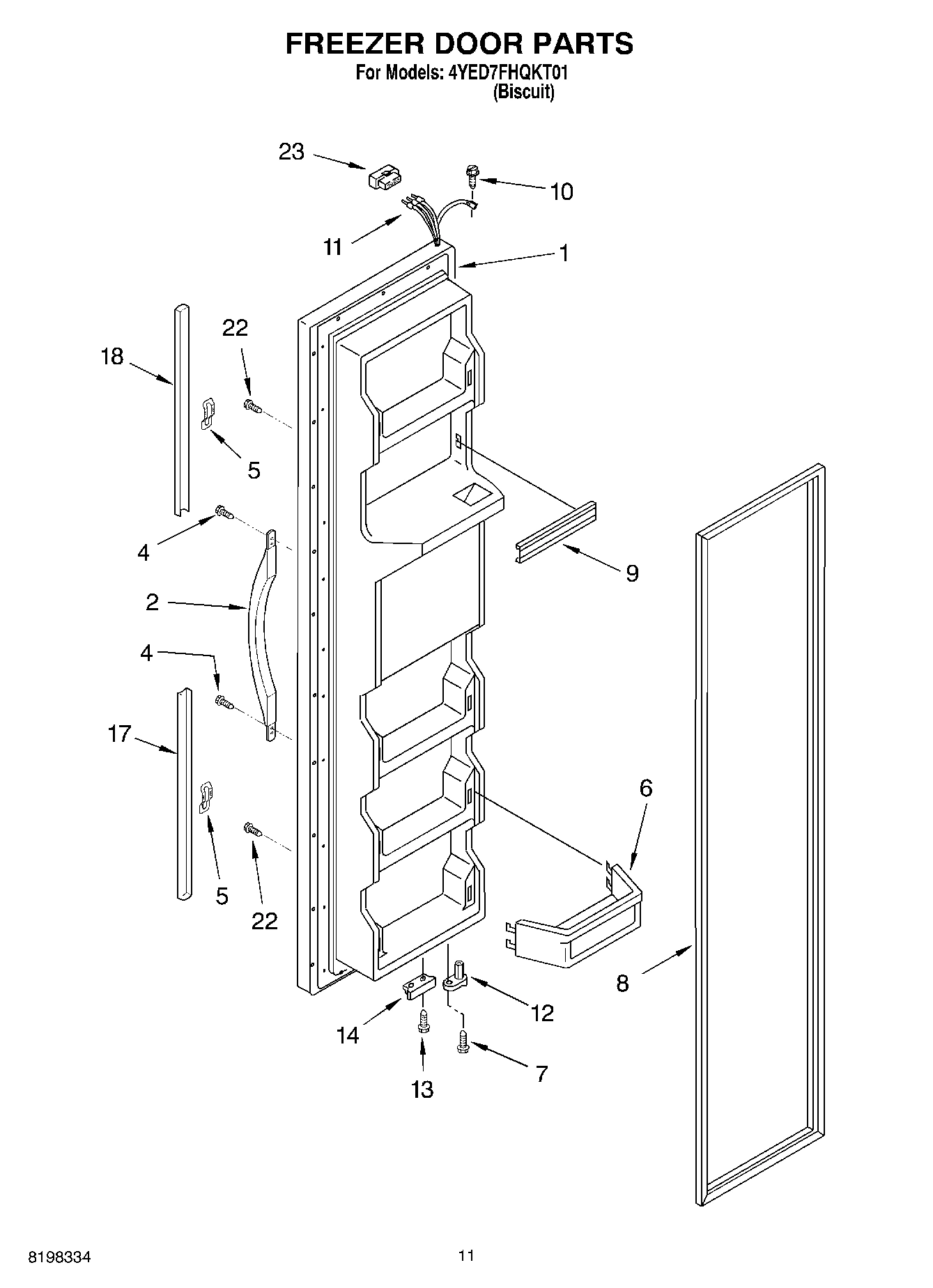 07 - FREEZER DOOR
