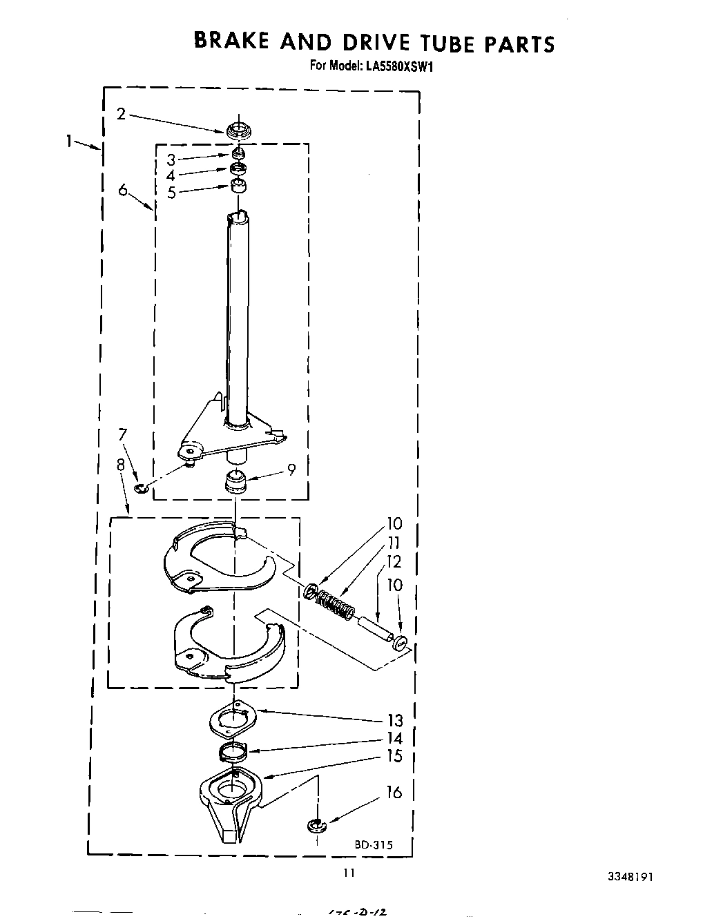 09 - BRAKE AND DRIVE TUBE