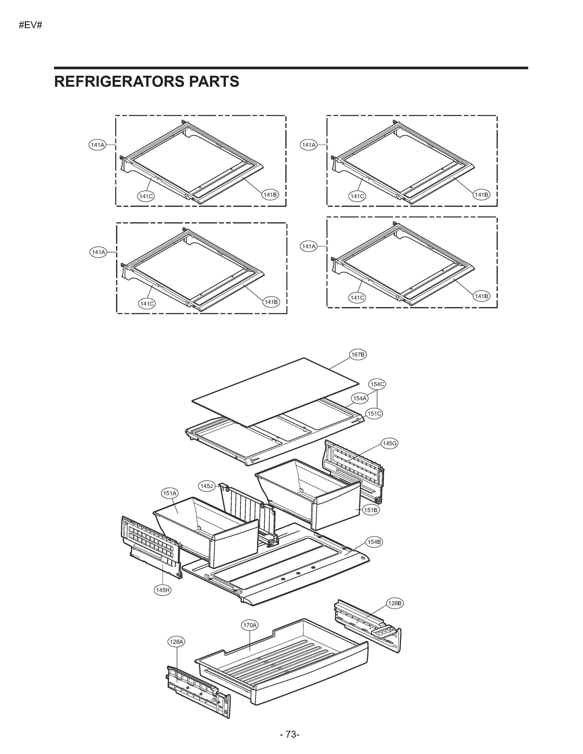 REFRIGERATORS PARTS