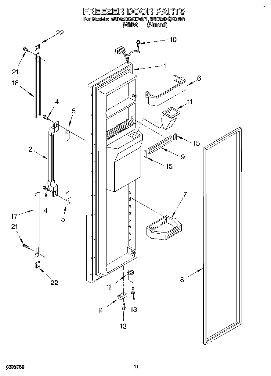 07 - FREEZER DOOR