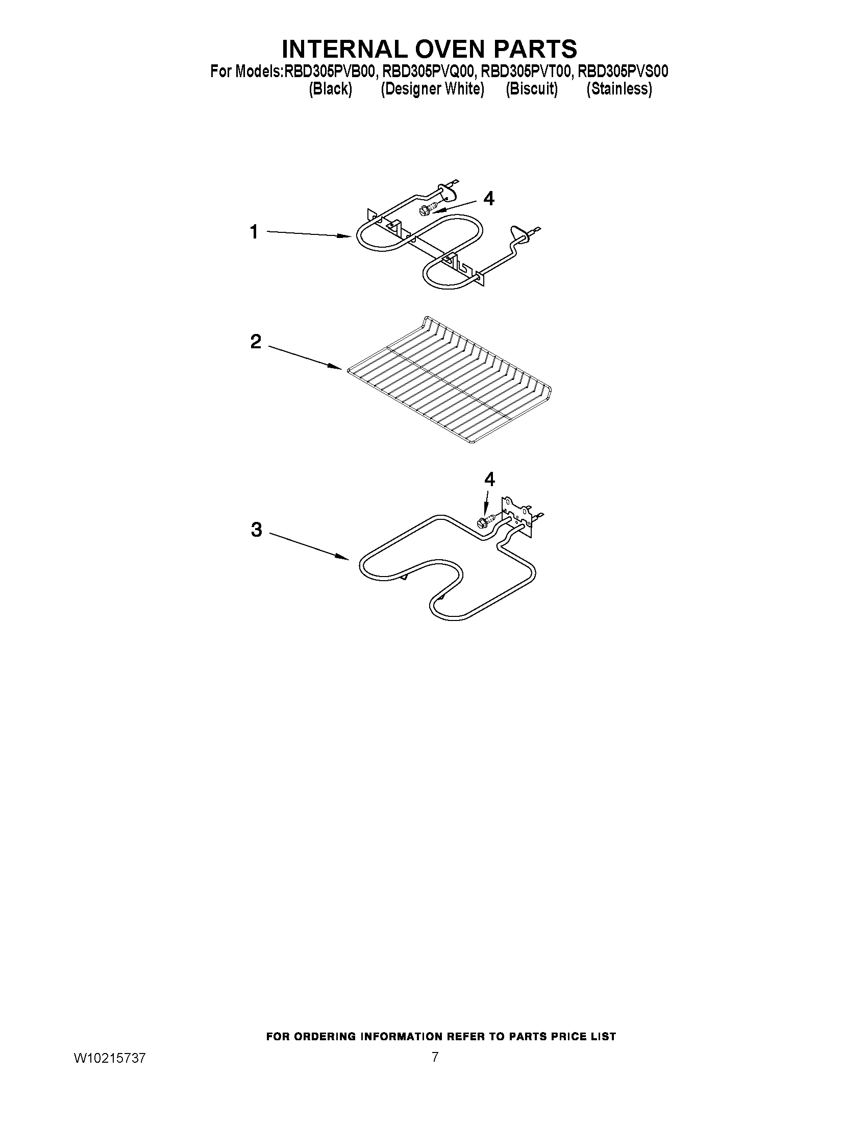 05 - INTERNAL OVEN PARTS