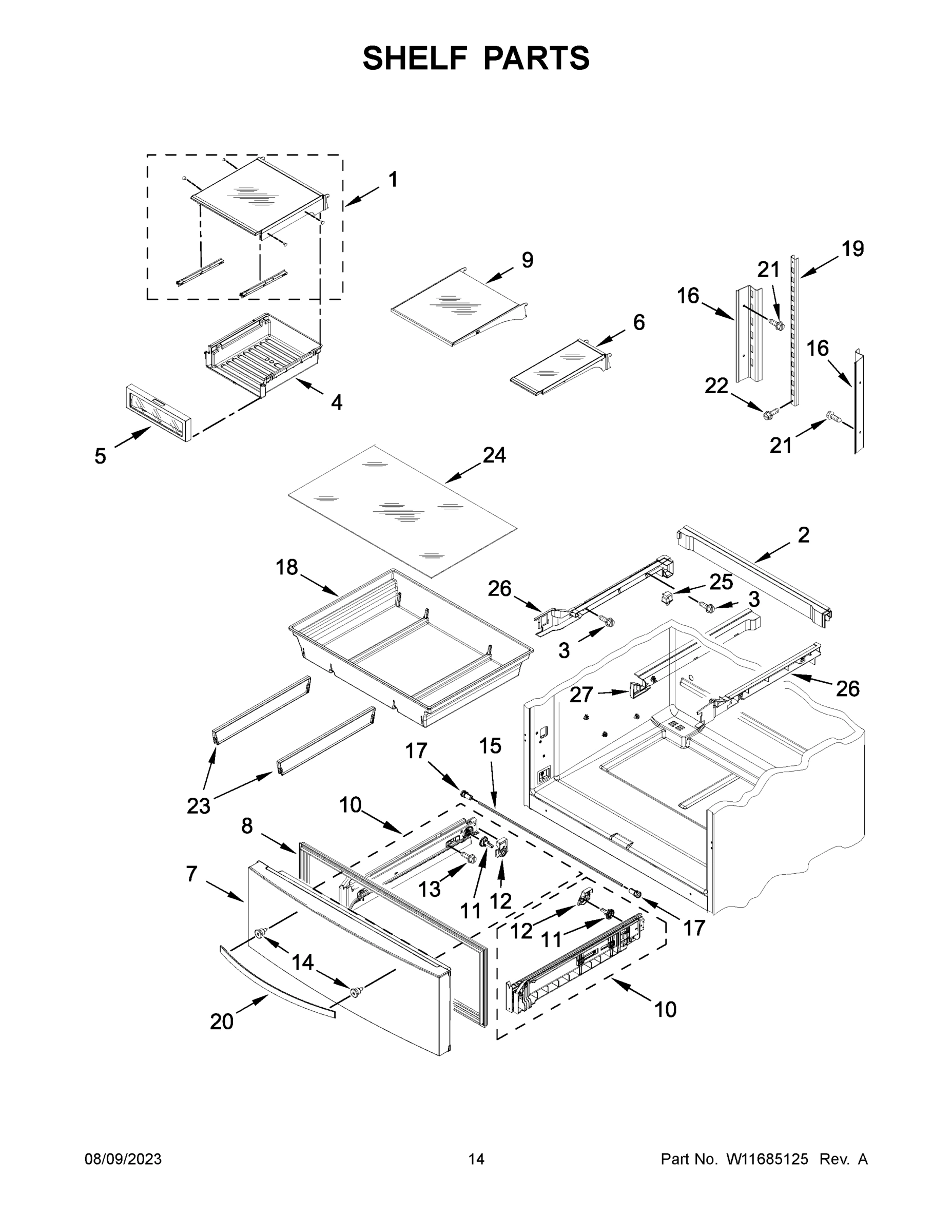 08 - SHELF PARTS