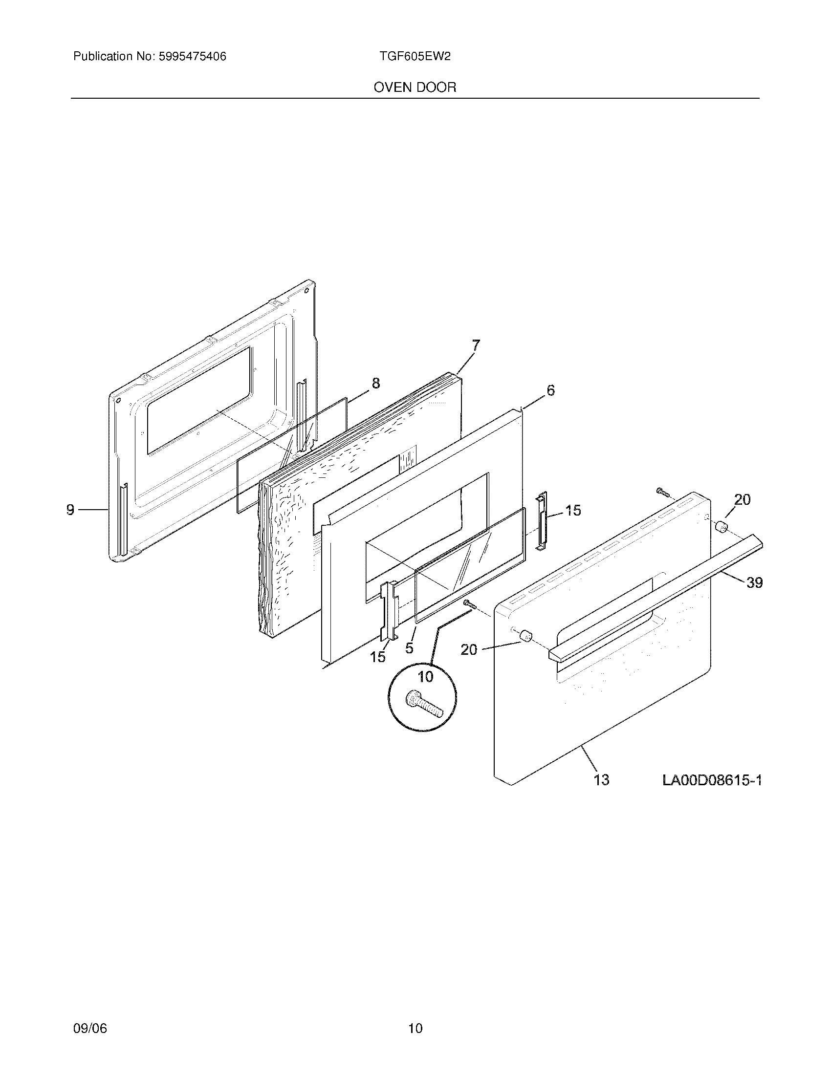 11 - OVEN DOOR