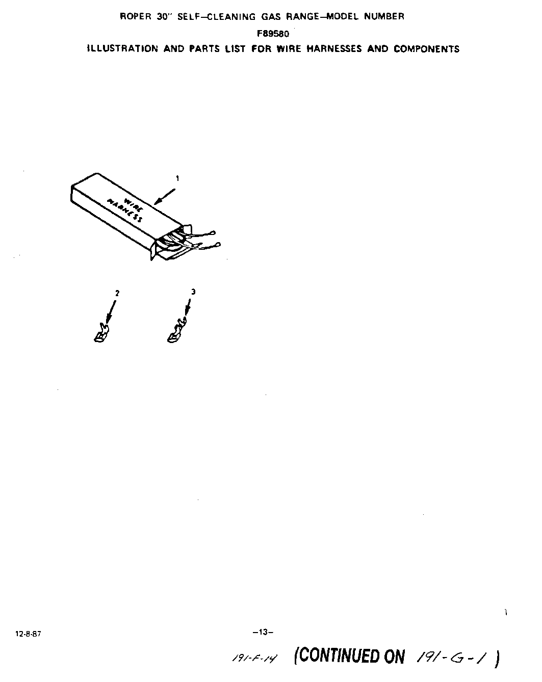 09 - WIRE HARNESSES AND COMPONENTS
