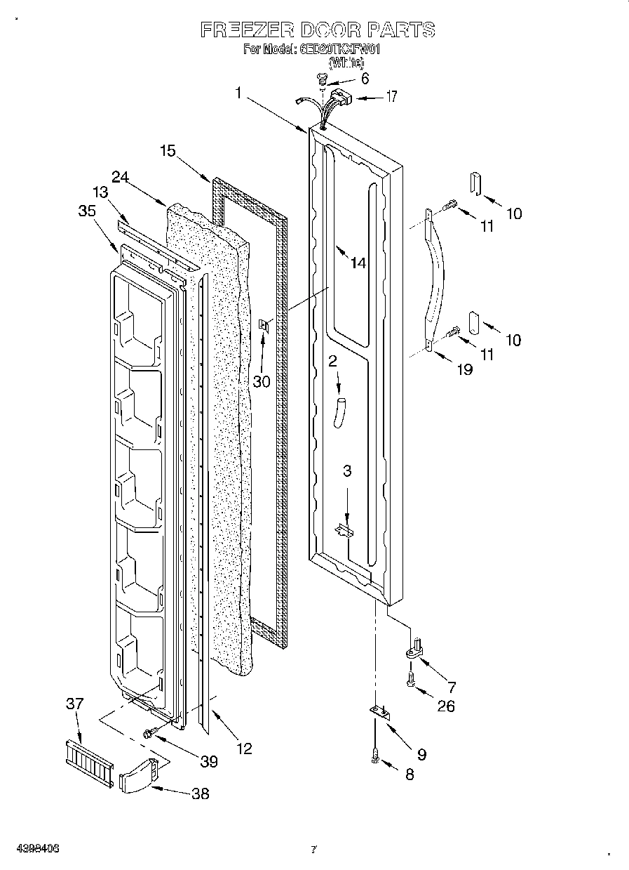 05 - FREEZER DOOR
