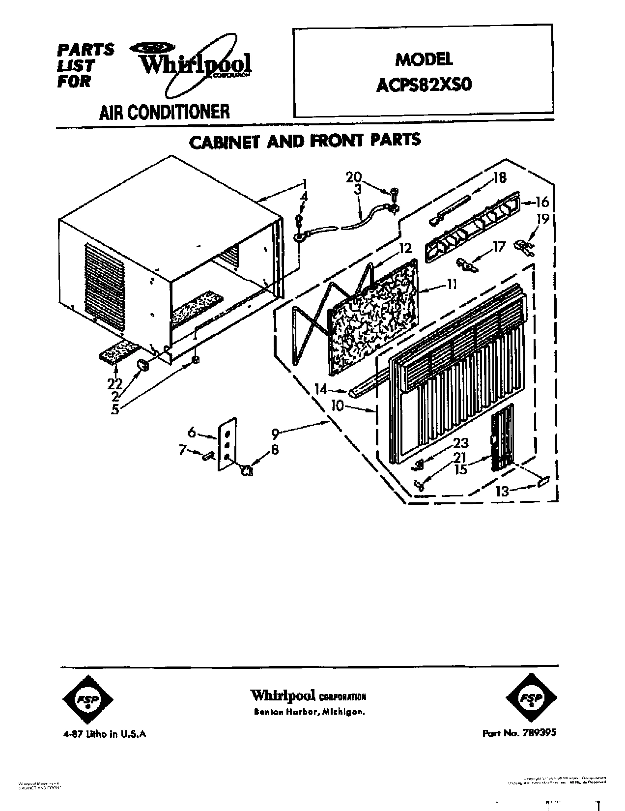 01 - CABINET AND FRONT