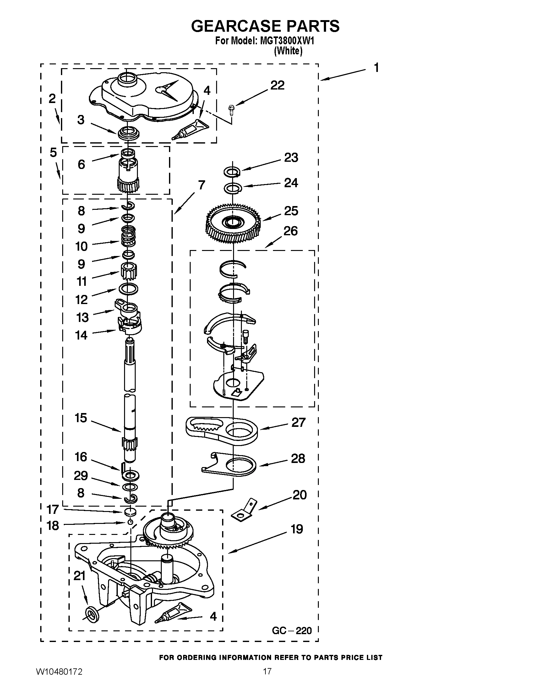 11 - GEARCASE PARTS