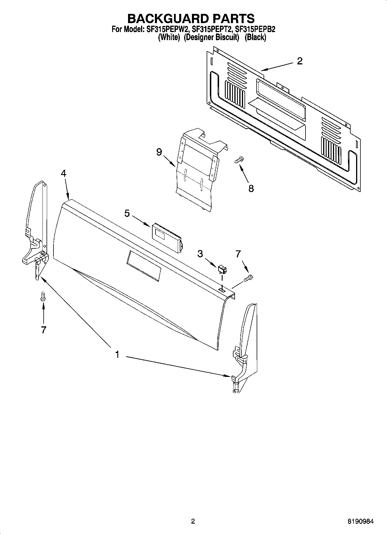 02 - BACKGUARD PARTS