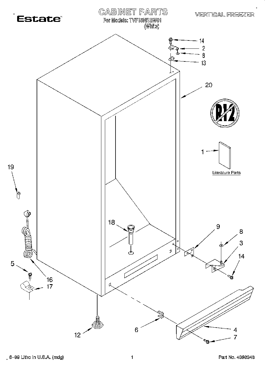 01 - CABINET, LIT/OPTIONAL