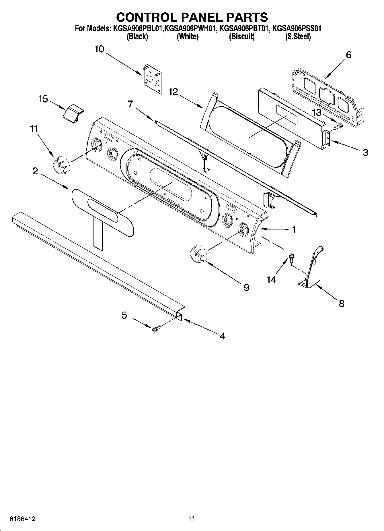 08 - CONTROL PANEL PARTS, OPTIONAL PARTS