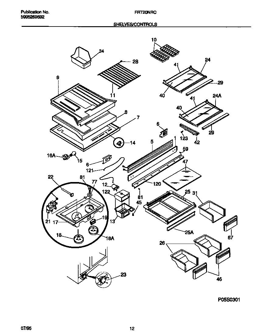 05 - SHELVES/CONTROLS