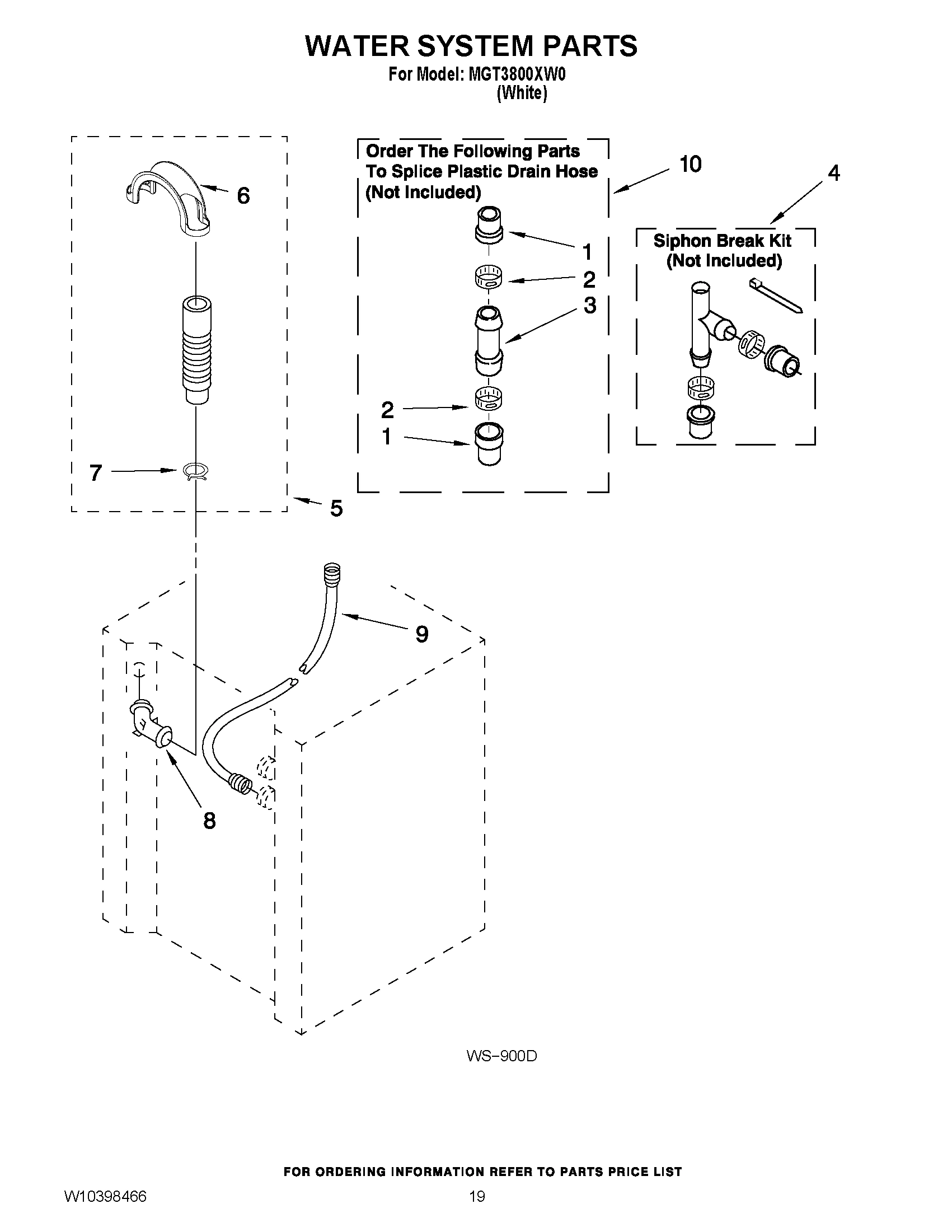 13 - WATER SYSTEM PARTS