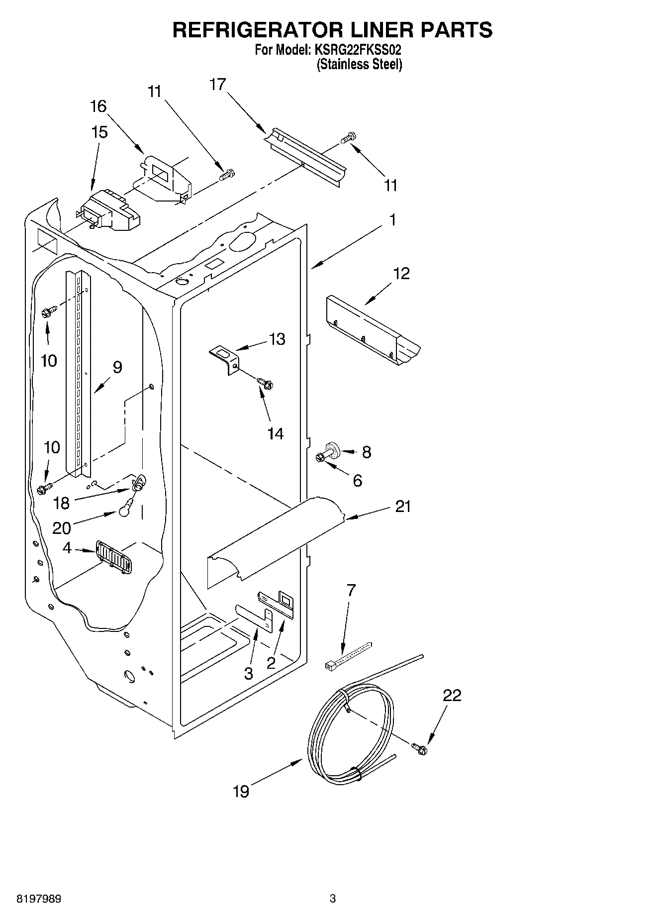 02 - REFRIGERATOR LINER