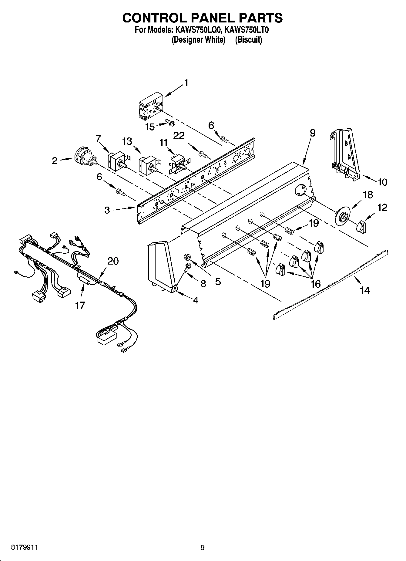 06 - CONTROL PANEL PARTS