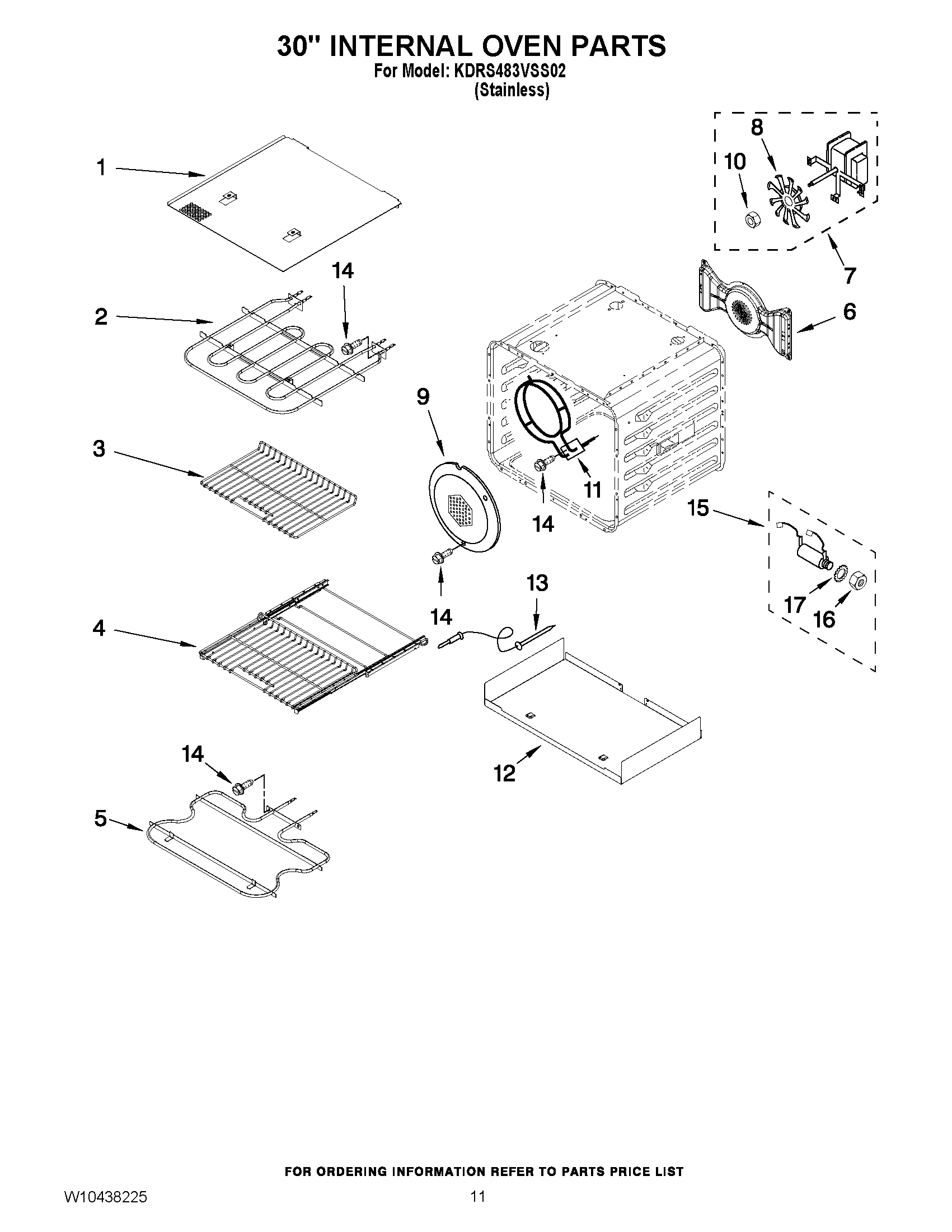 09 - 30`` INTERNAL OVEN PARTS