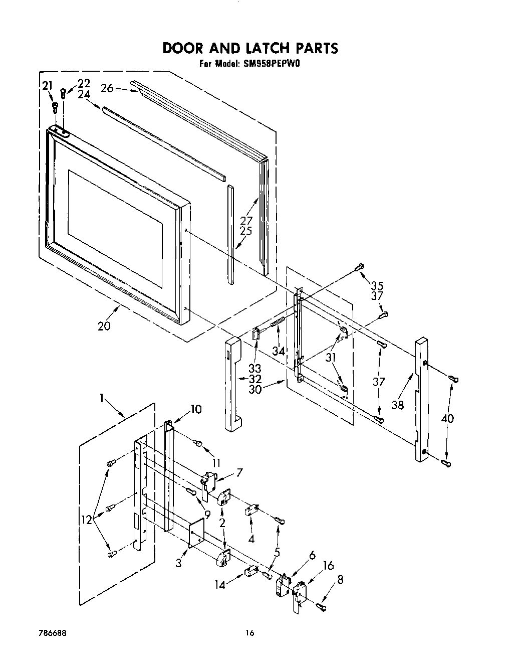 12 - DOOR AND LATCH