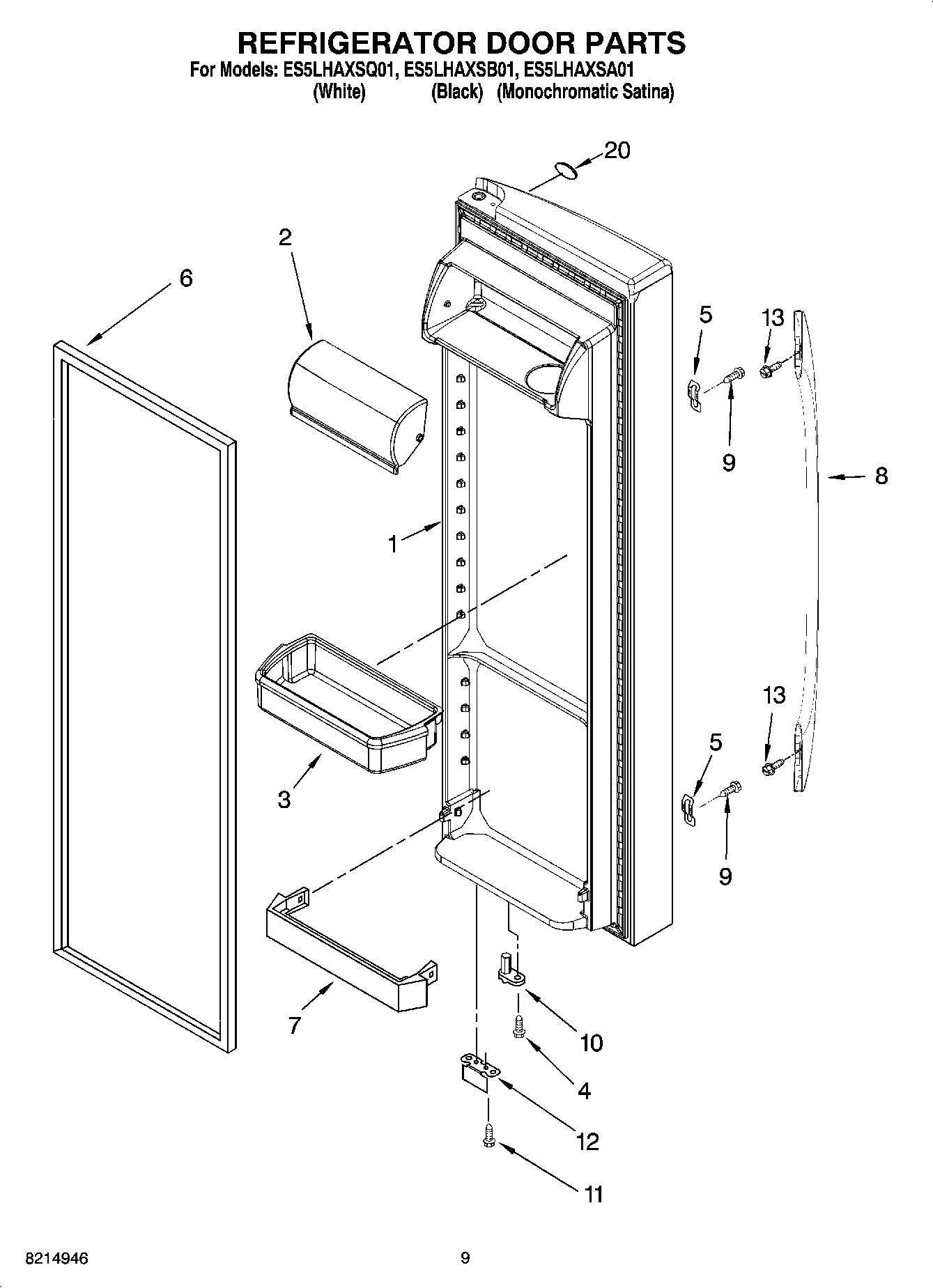 06 - REFRIGERATOR DOOR PARTS
