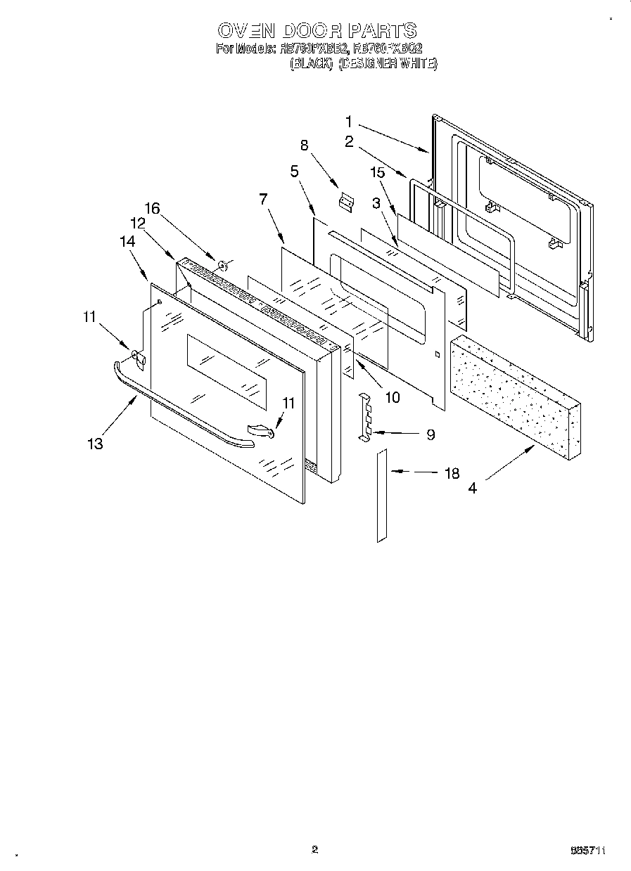 02 - OVEN DOOR