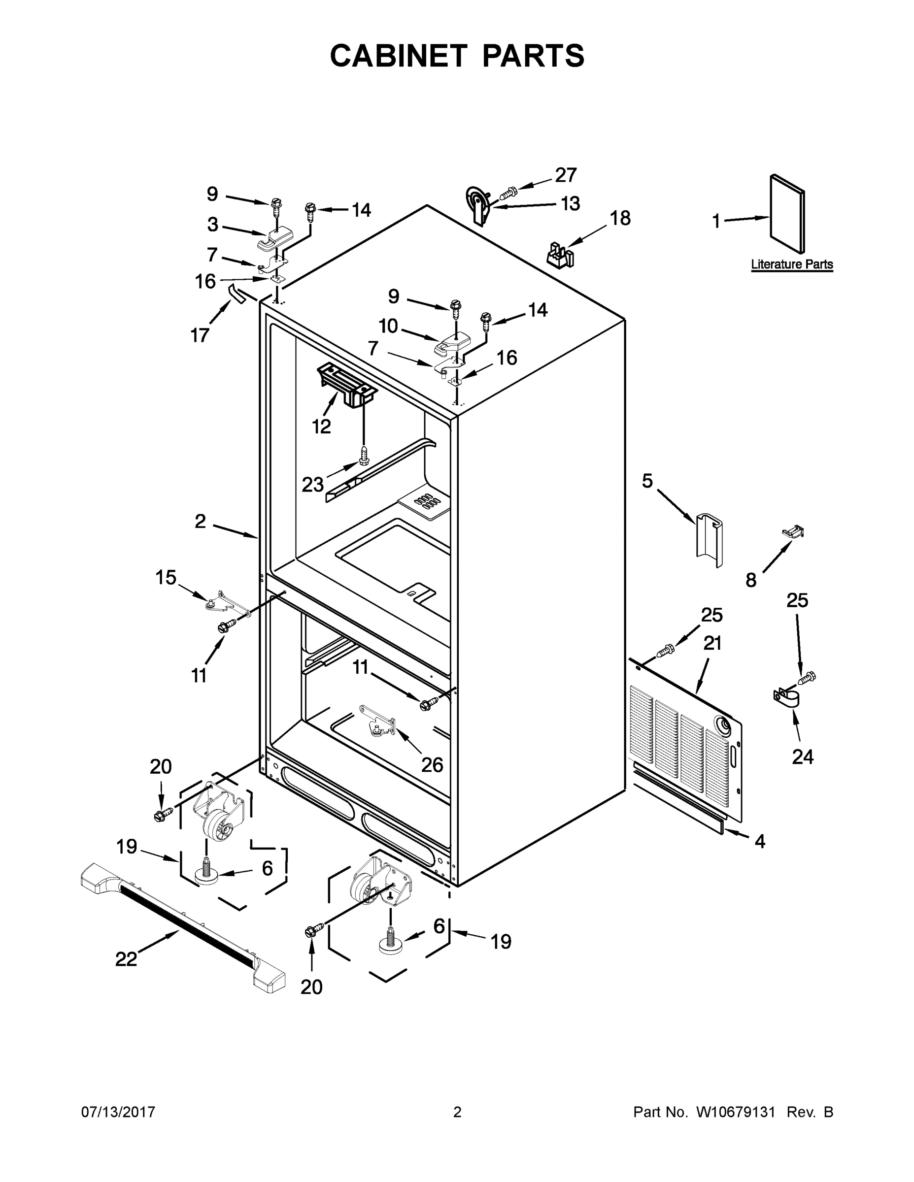 02 - CABINET PARTS