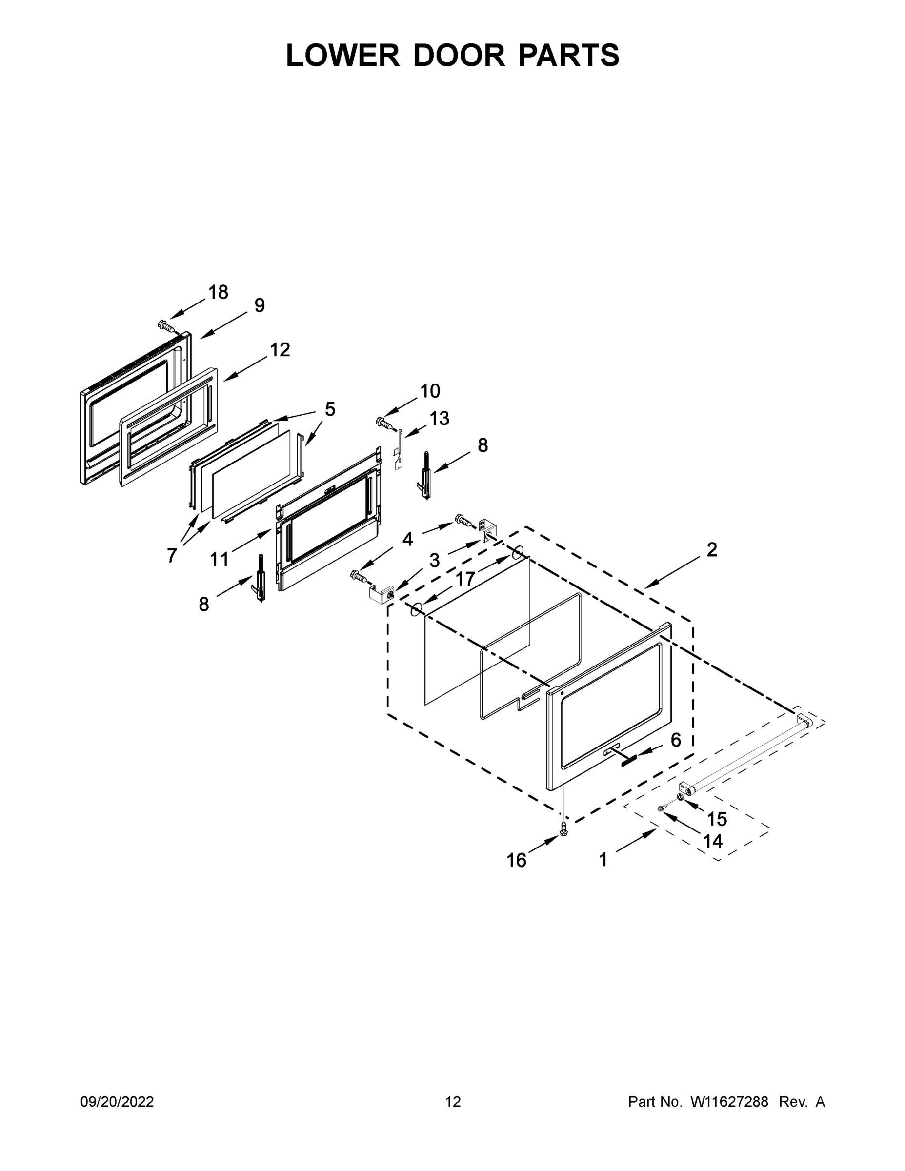 07 - LOWER DOOR PARTS