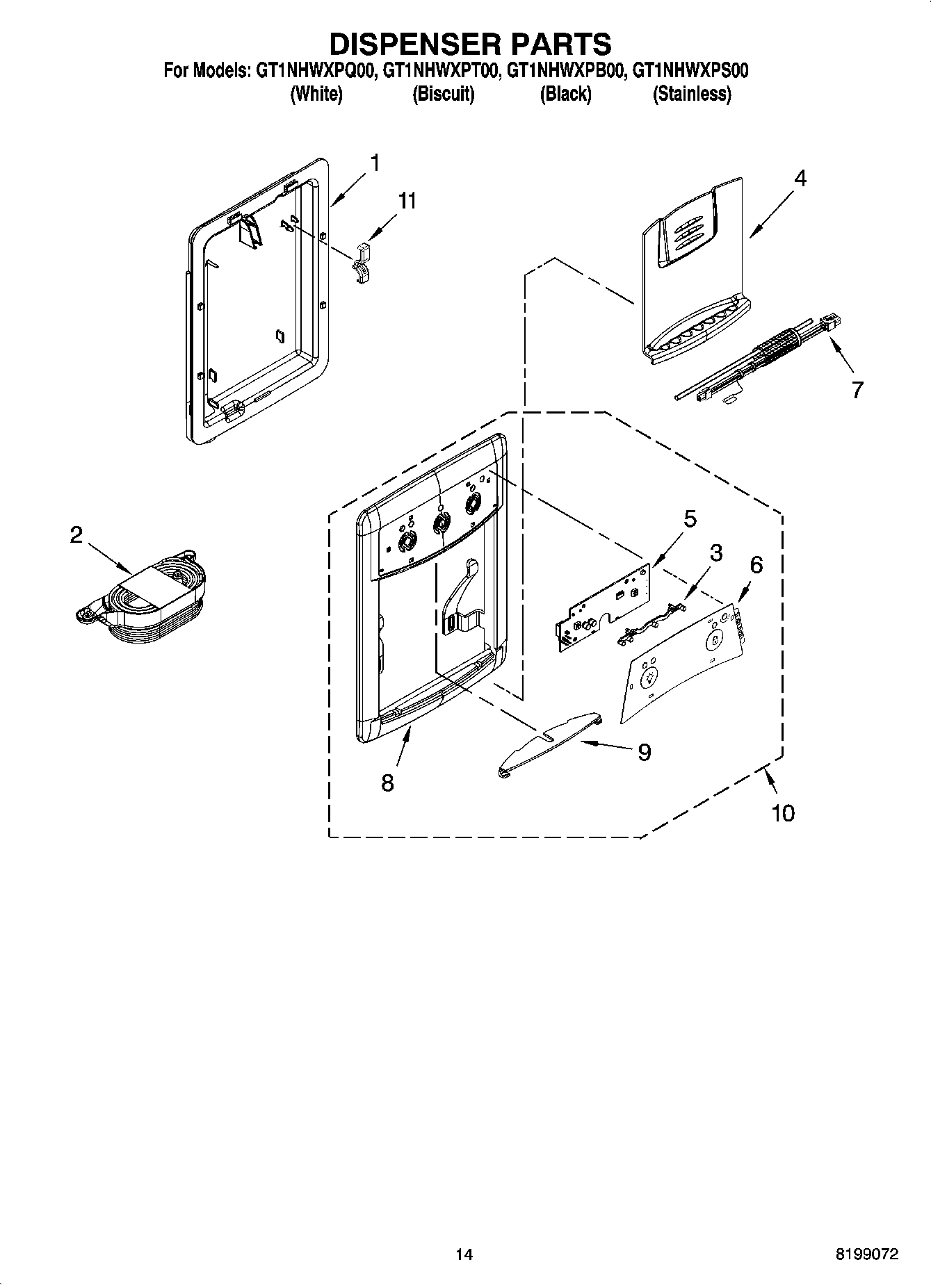 08 - DISPENSER PARTS, OPTIONAL PARTS