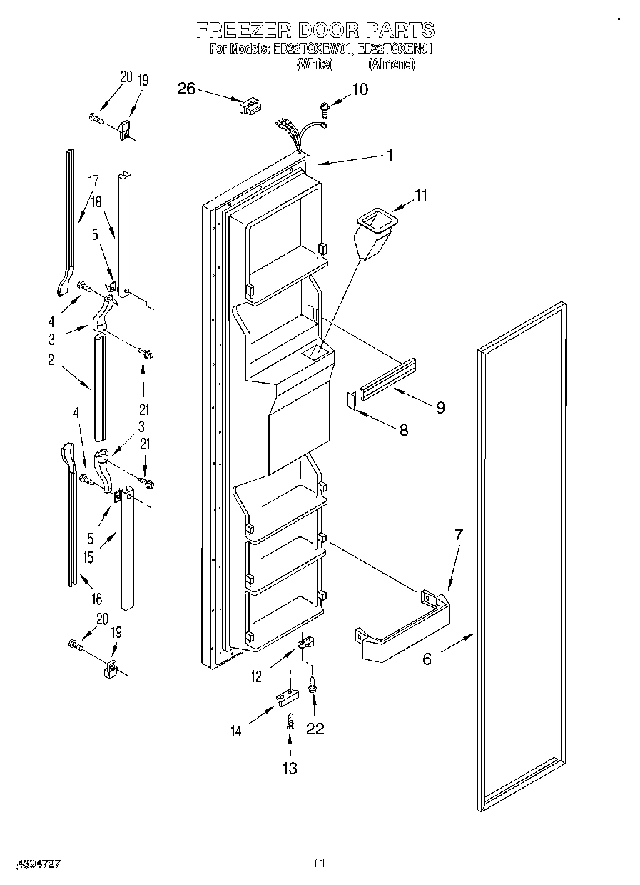 08 - FREEZER DOOR