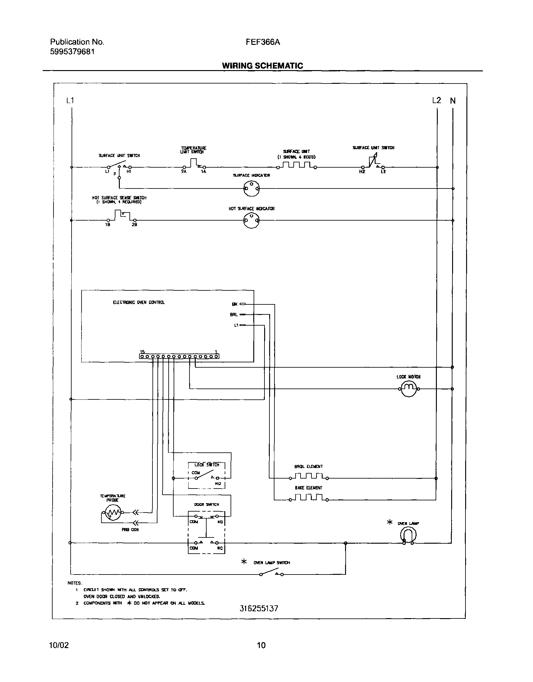 10 - WIRING SCHEMATIC