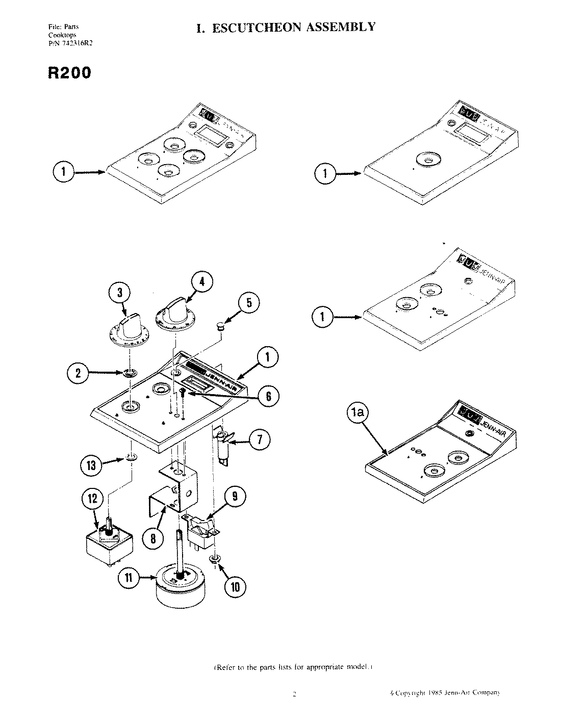 03 - ESCUTCHEON ASSEMBLY