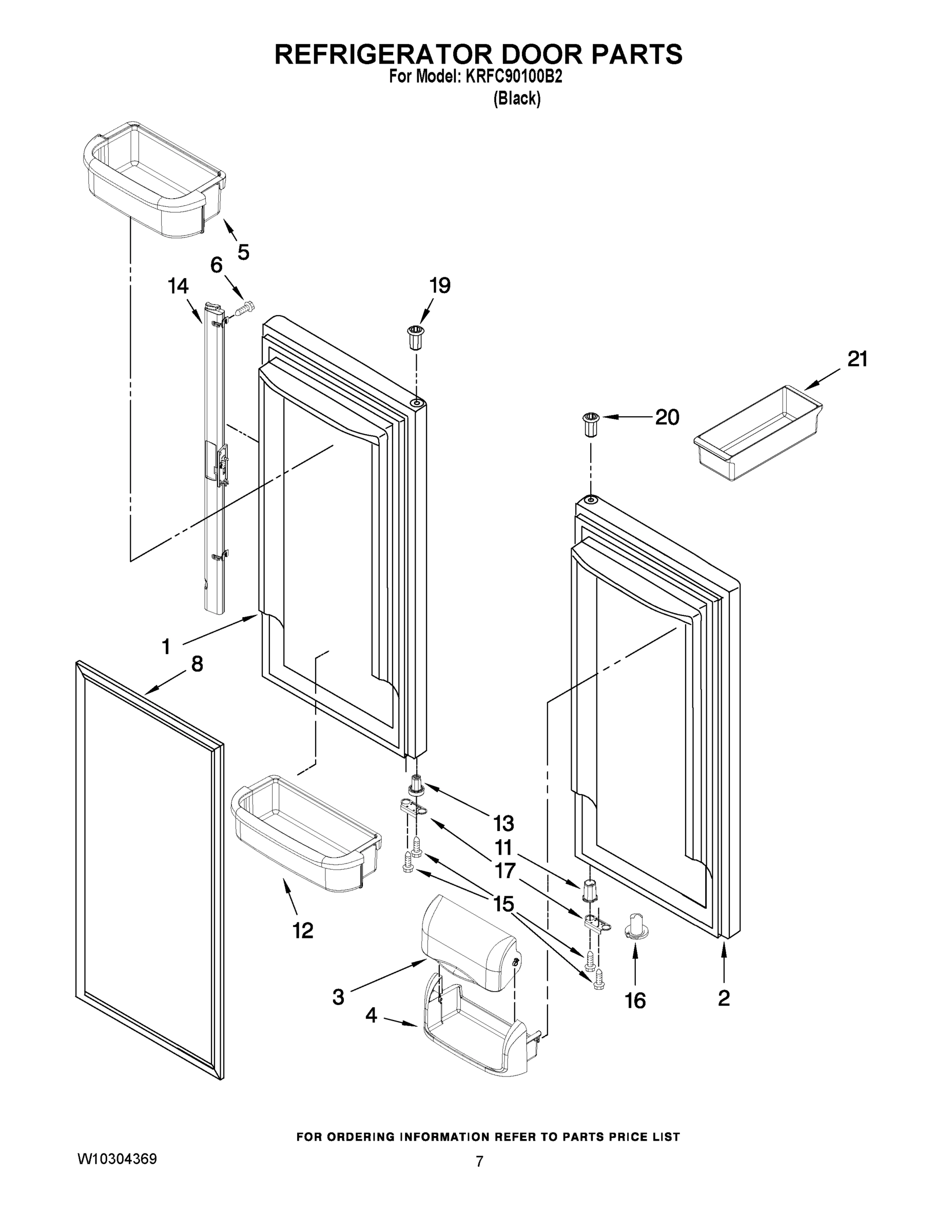04 - REFRIGERATOR DOOR PARTS