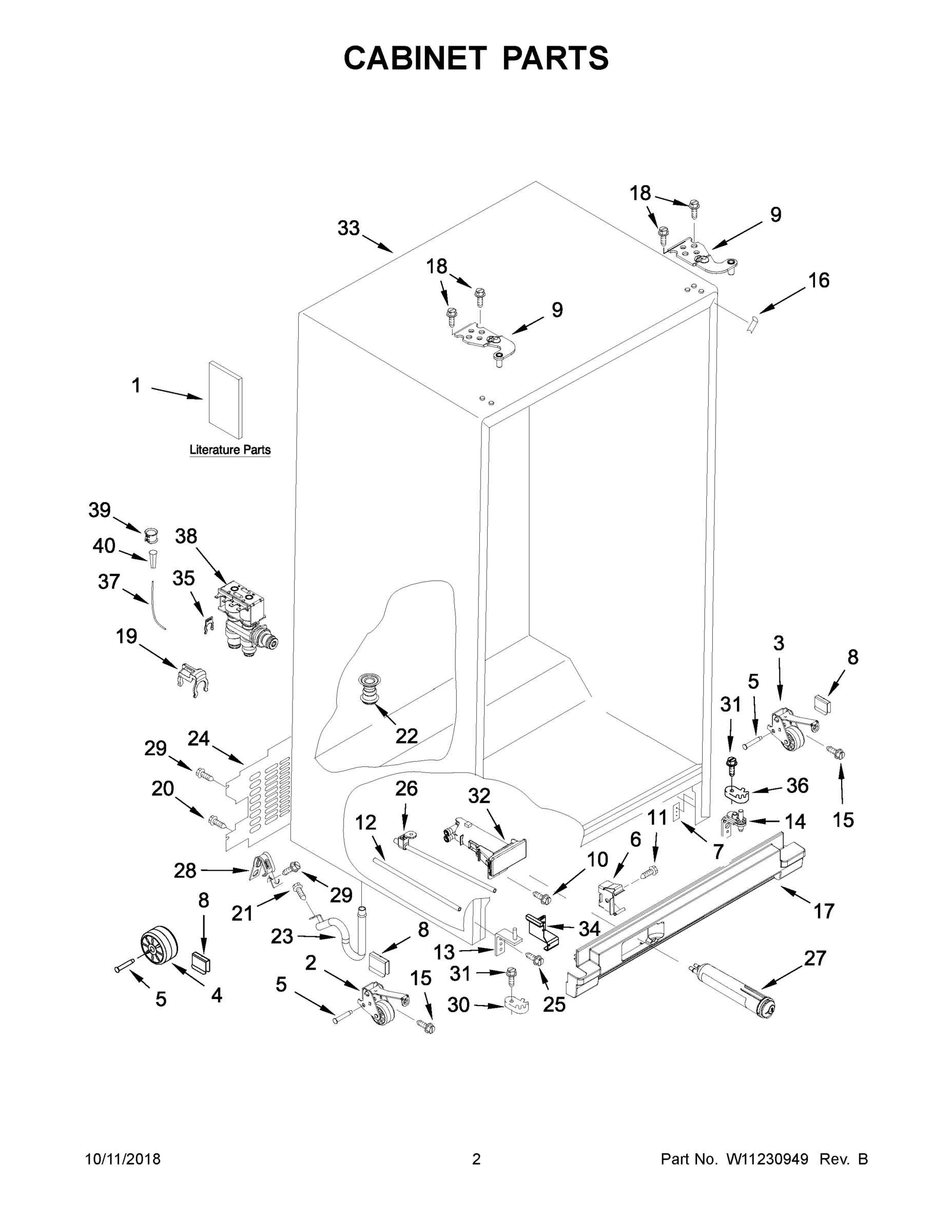 02 - CABINET PARTS