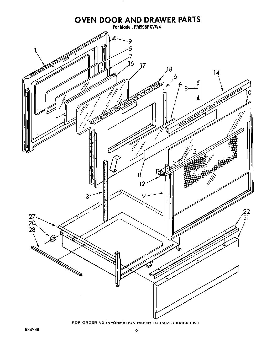 05 - OVEN DOOR AND DRAWER