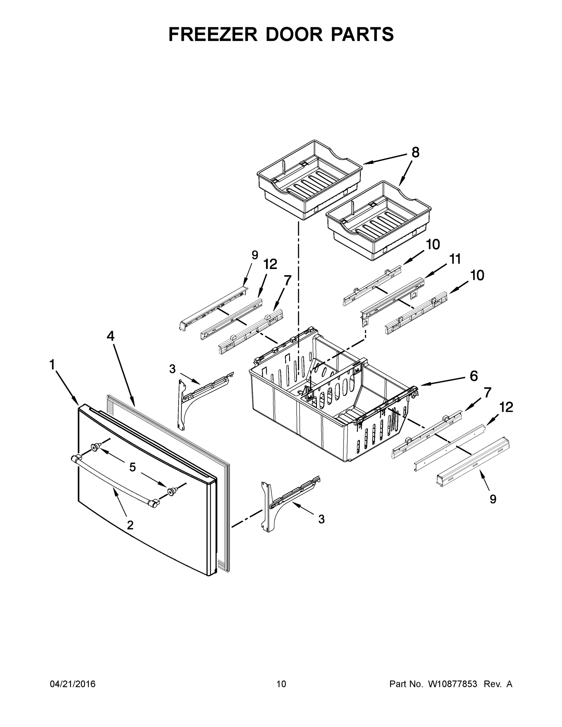06 - FREEZER DOOR PARTS