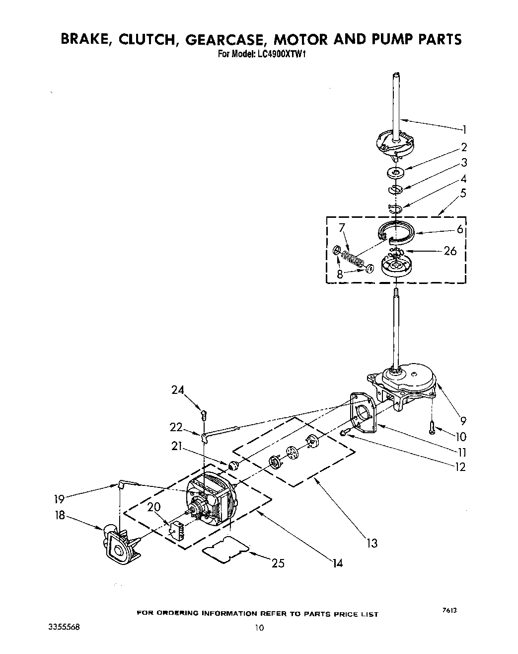 09 - BRAKE, CLUTCH, GEARCASE, MOTOR AND PUMP