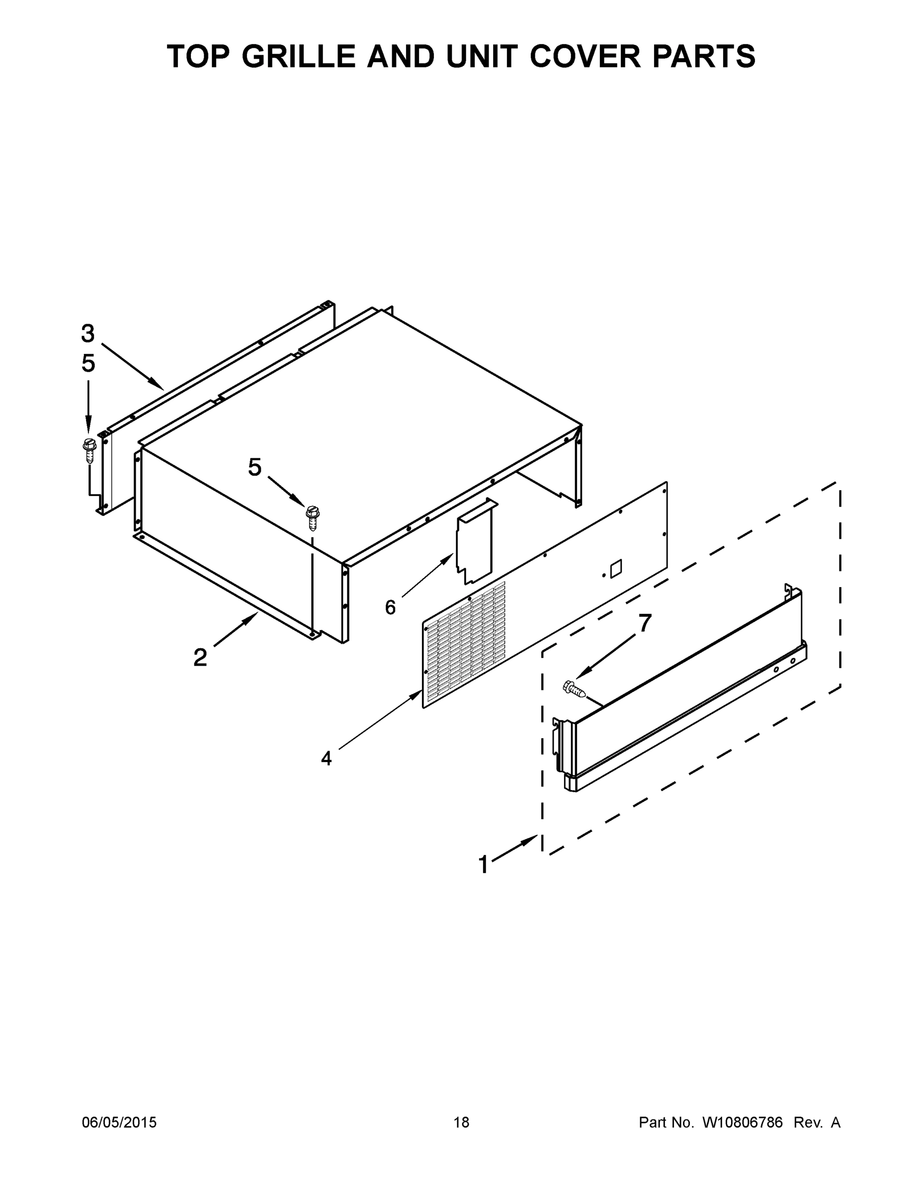 10 - TOP GRILLE AND UNIT COVER PARTS