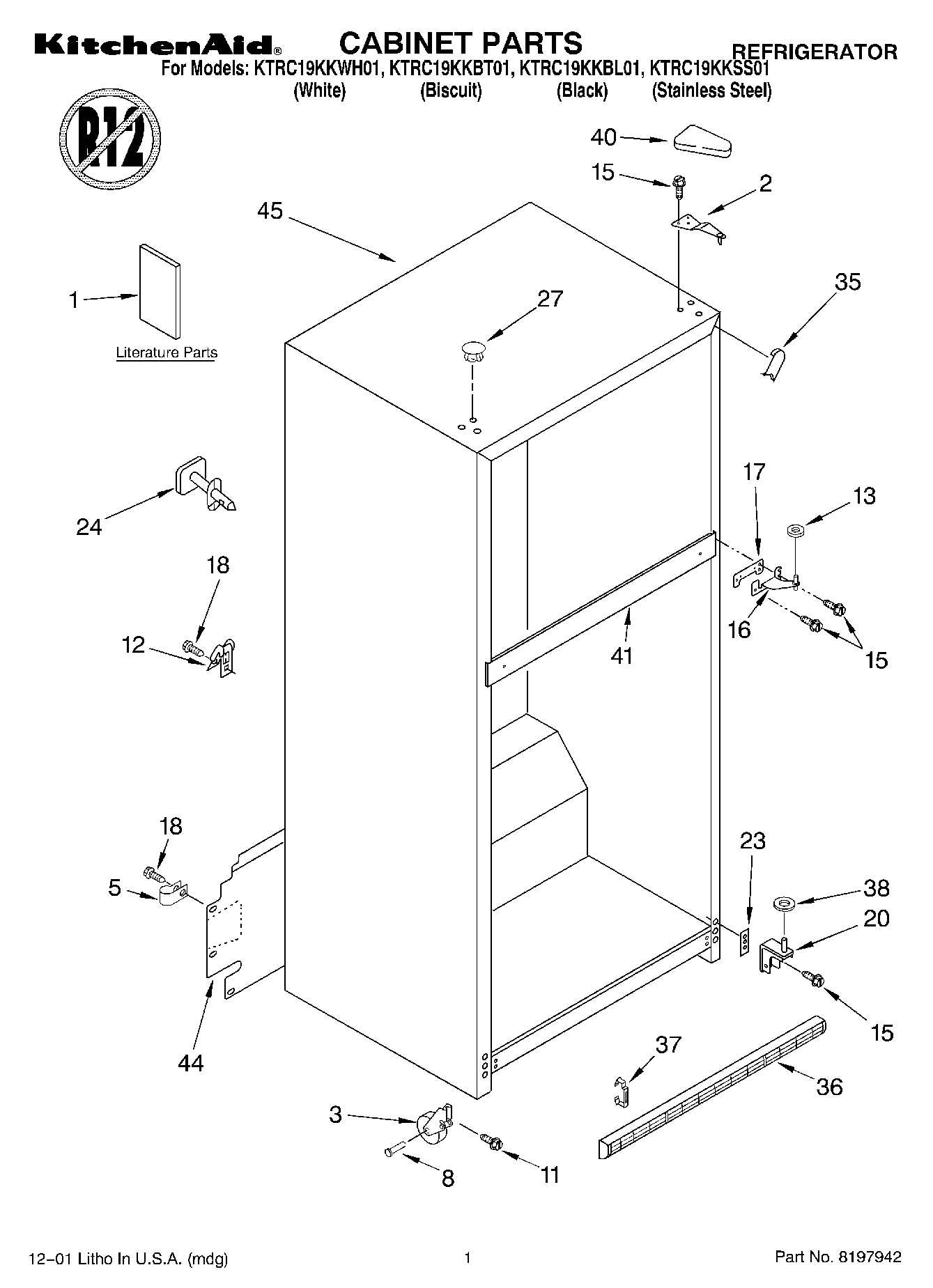 01 - CABINET, LITERATURE