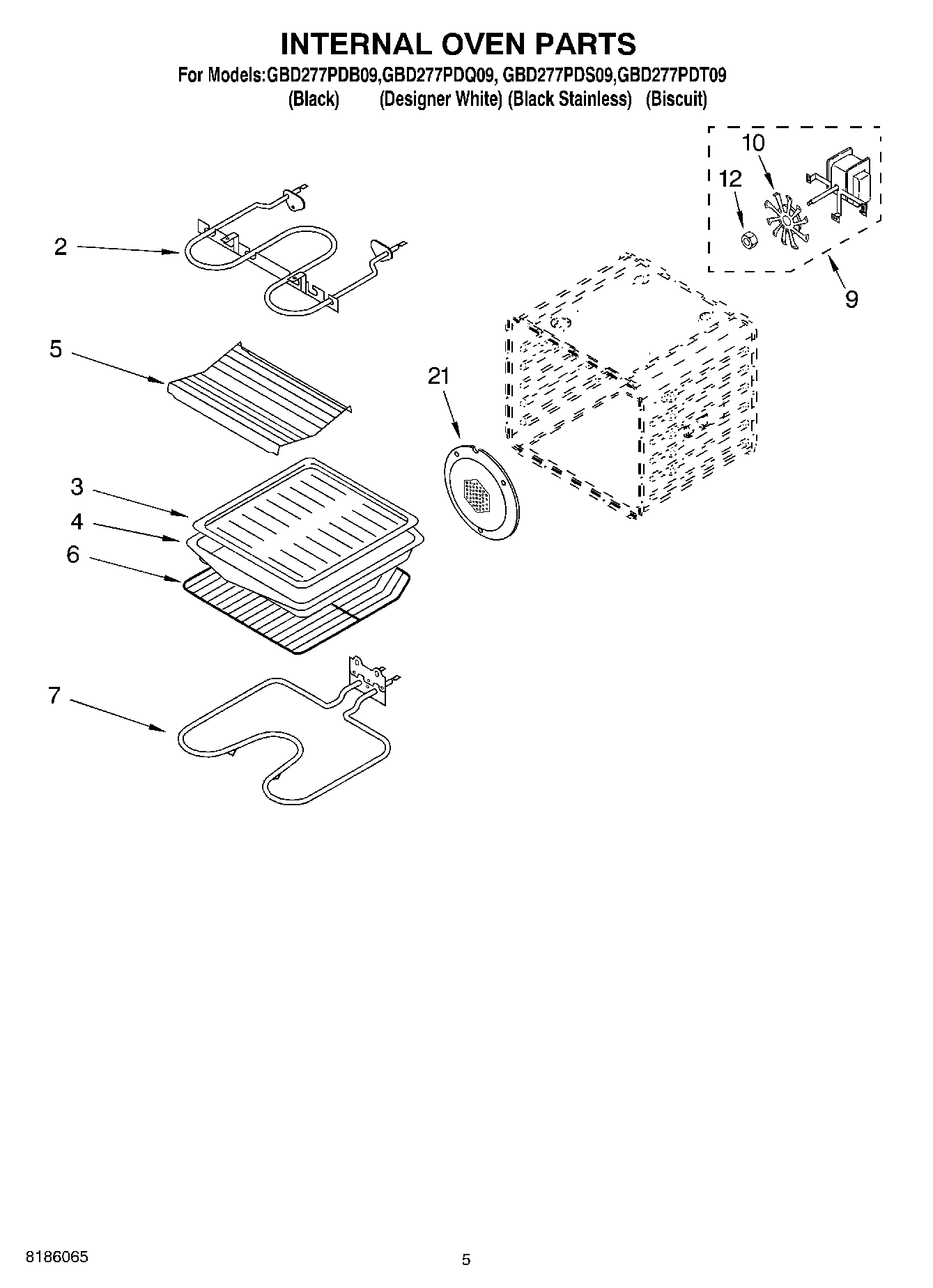 04 - INTERNAL OVEN PARTS