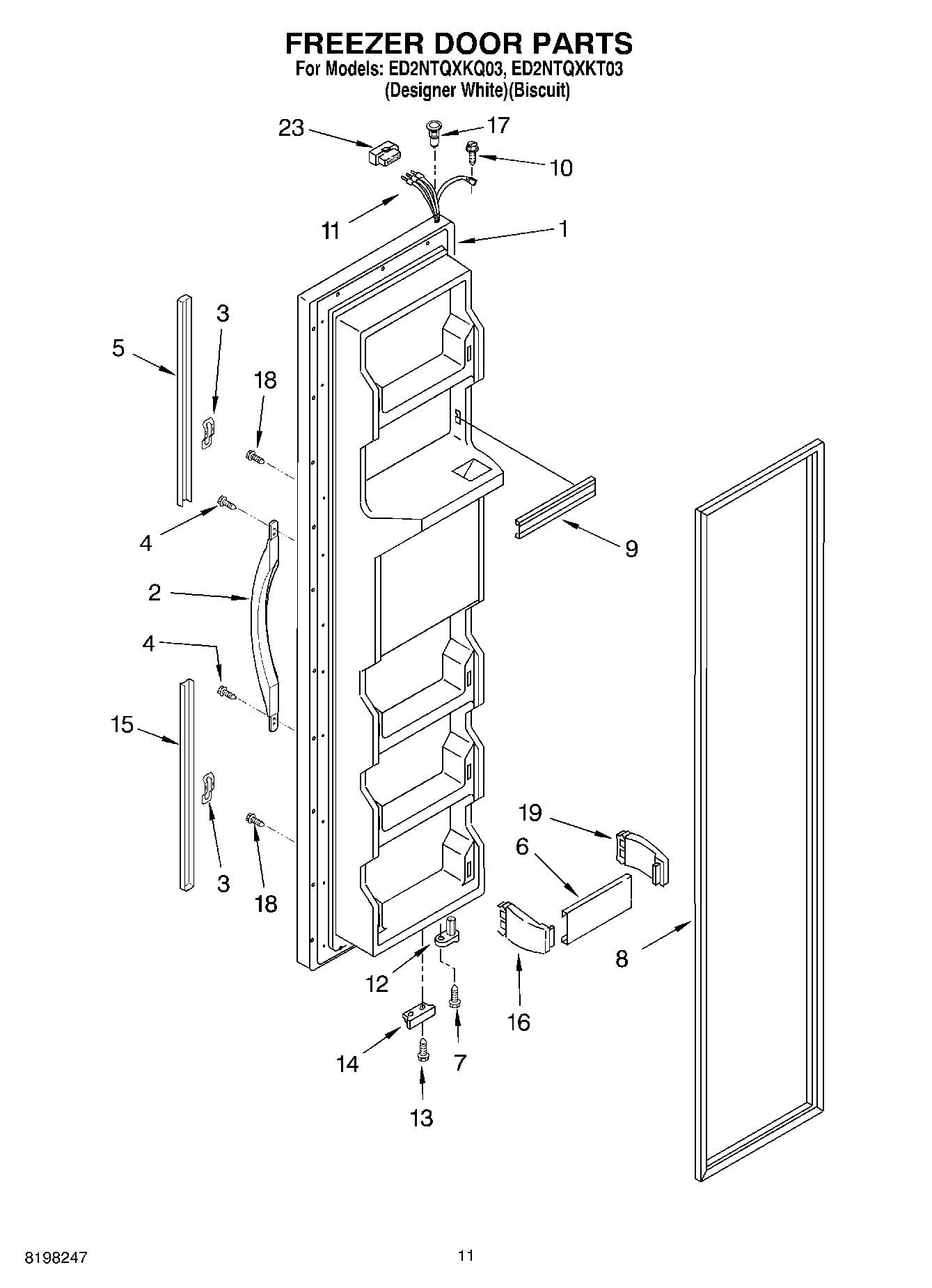 07 - FREEZER DOOR