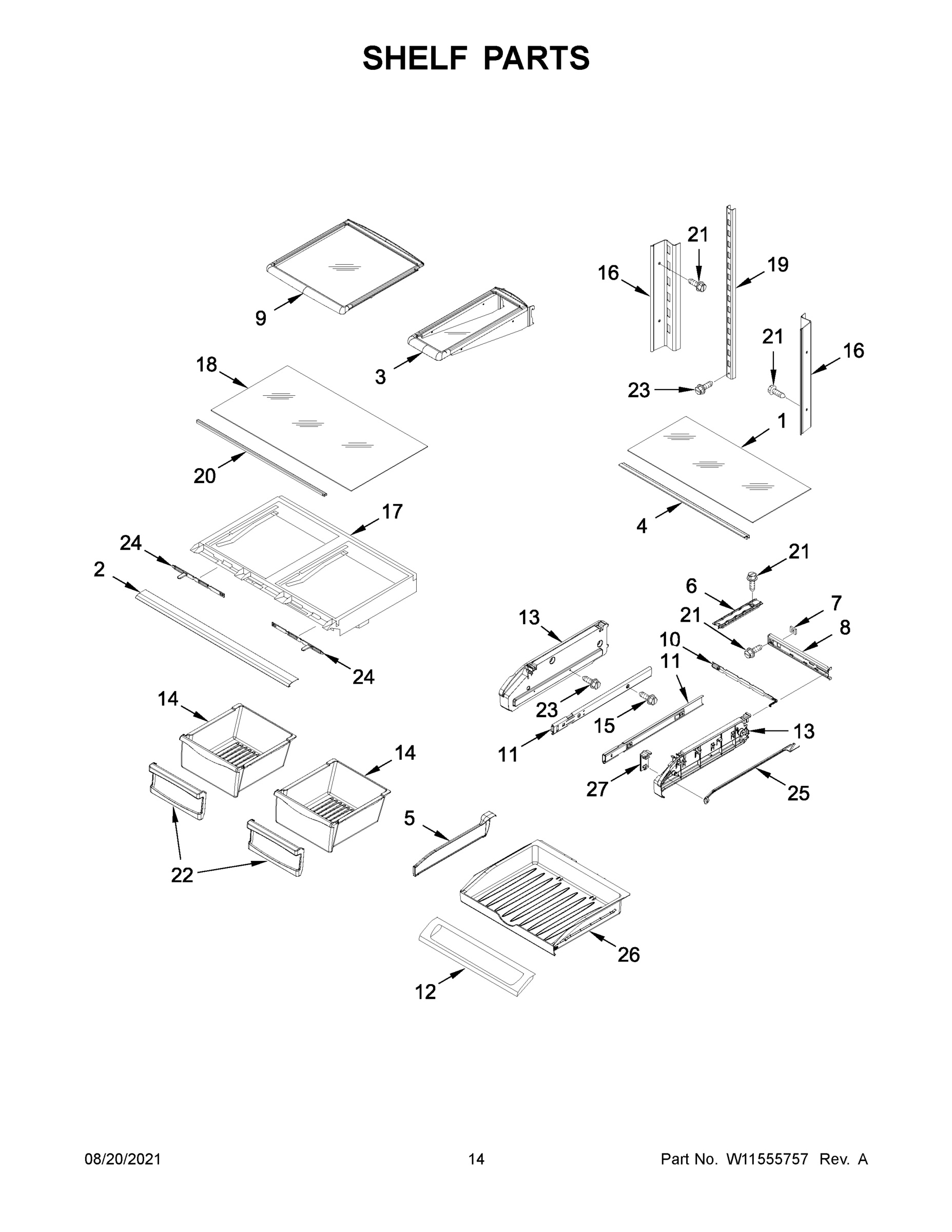 08 - SHELF PARTS