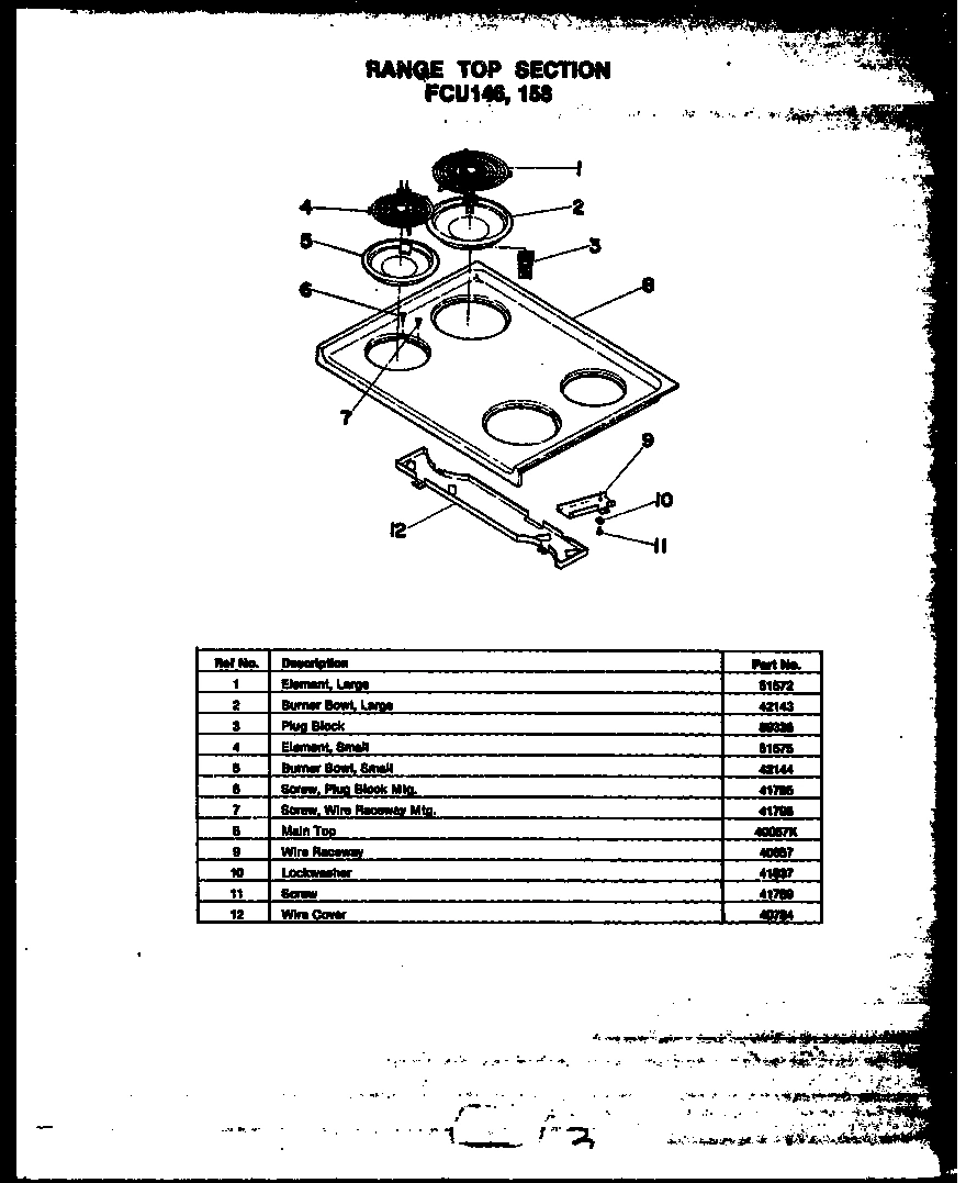 05 - RANGE TOP SECTION