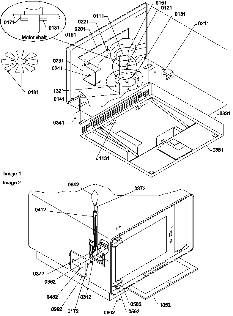 04 - MOTOR, LIGHT, & DOOR MTG