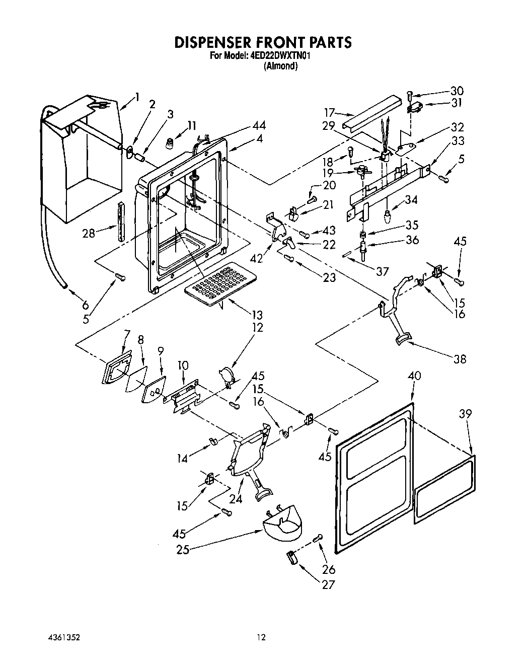 09 - DISPENSER FRONT