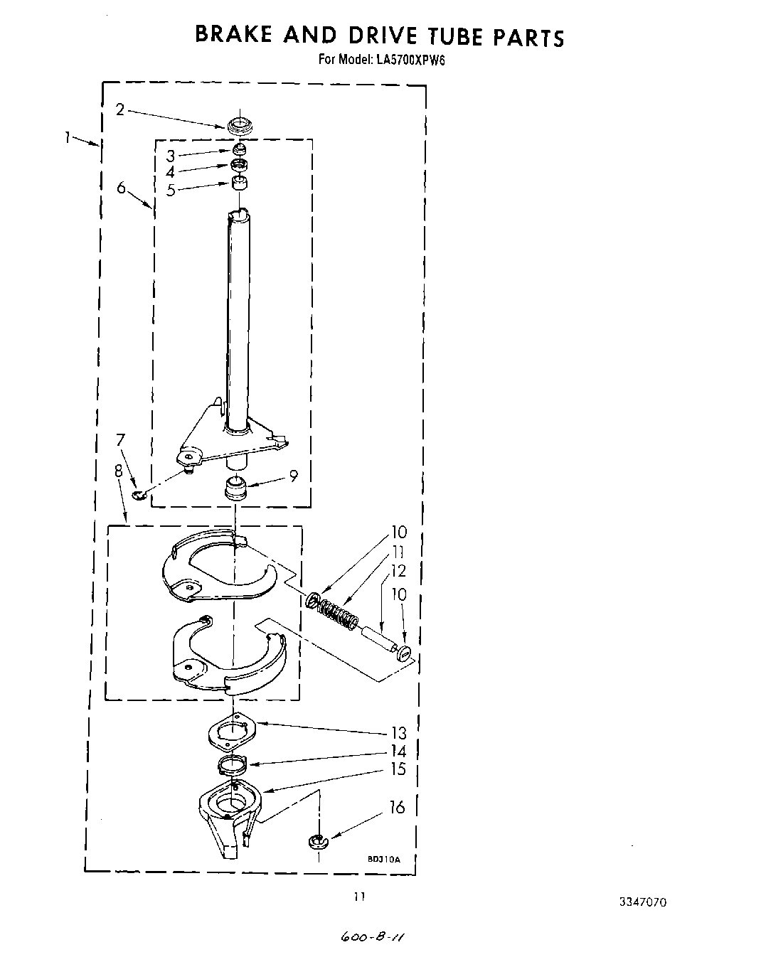 09 - BRAKE AND DRIVE TUBE
