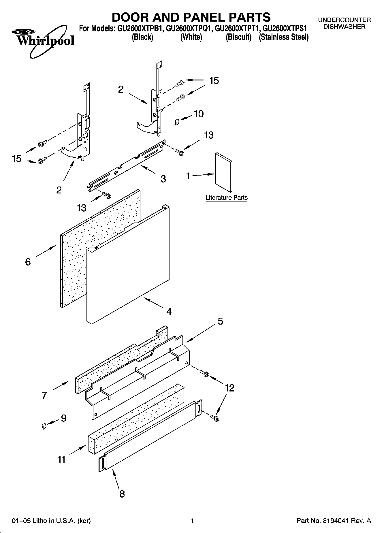 01 - DOOR AND PANEL PARTS