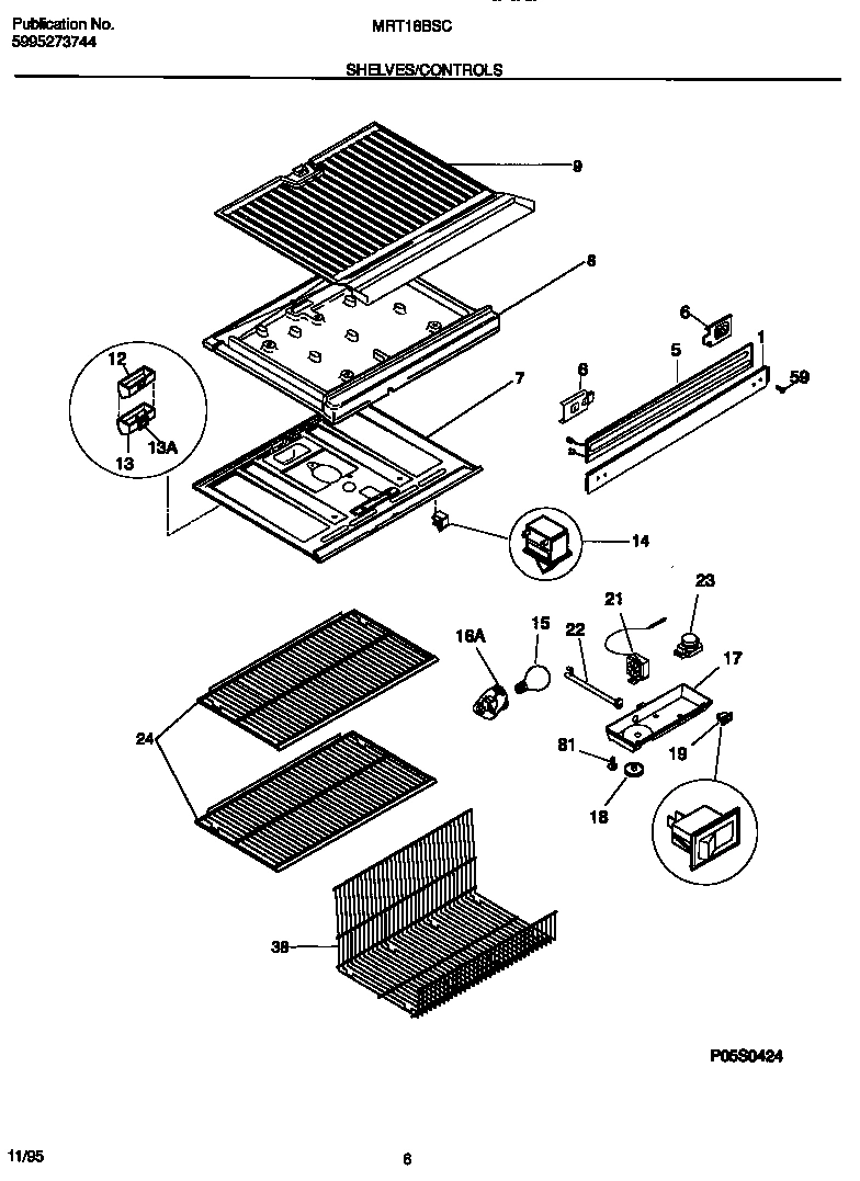 04 - SHELVES/CONTROLS