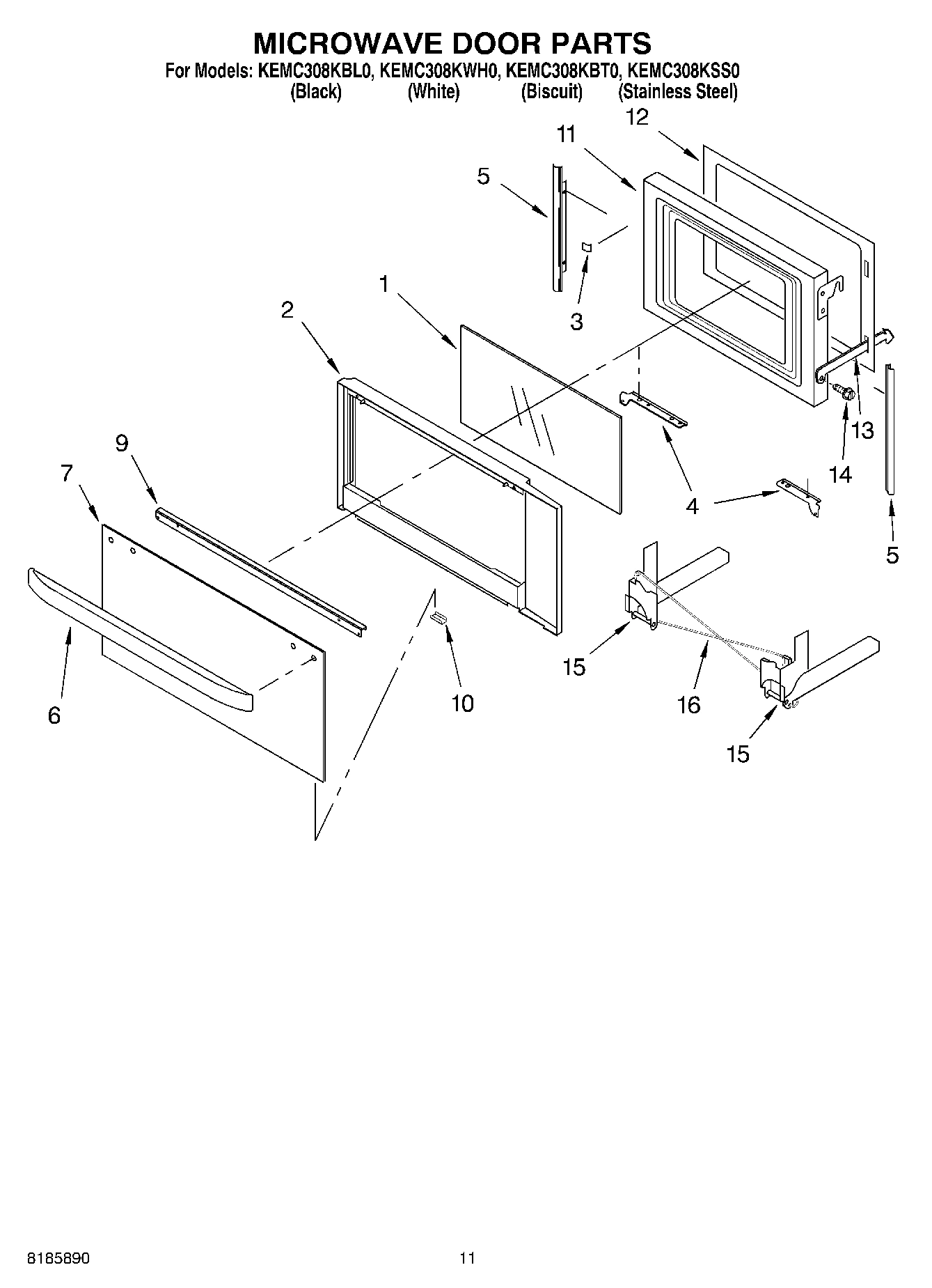 09 - MICROWAVE DOOR