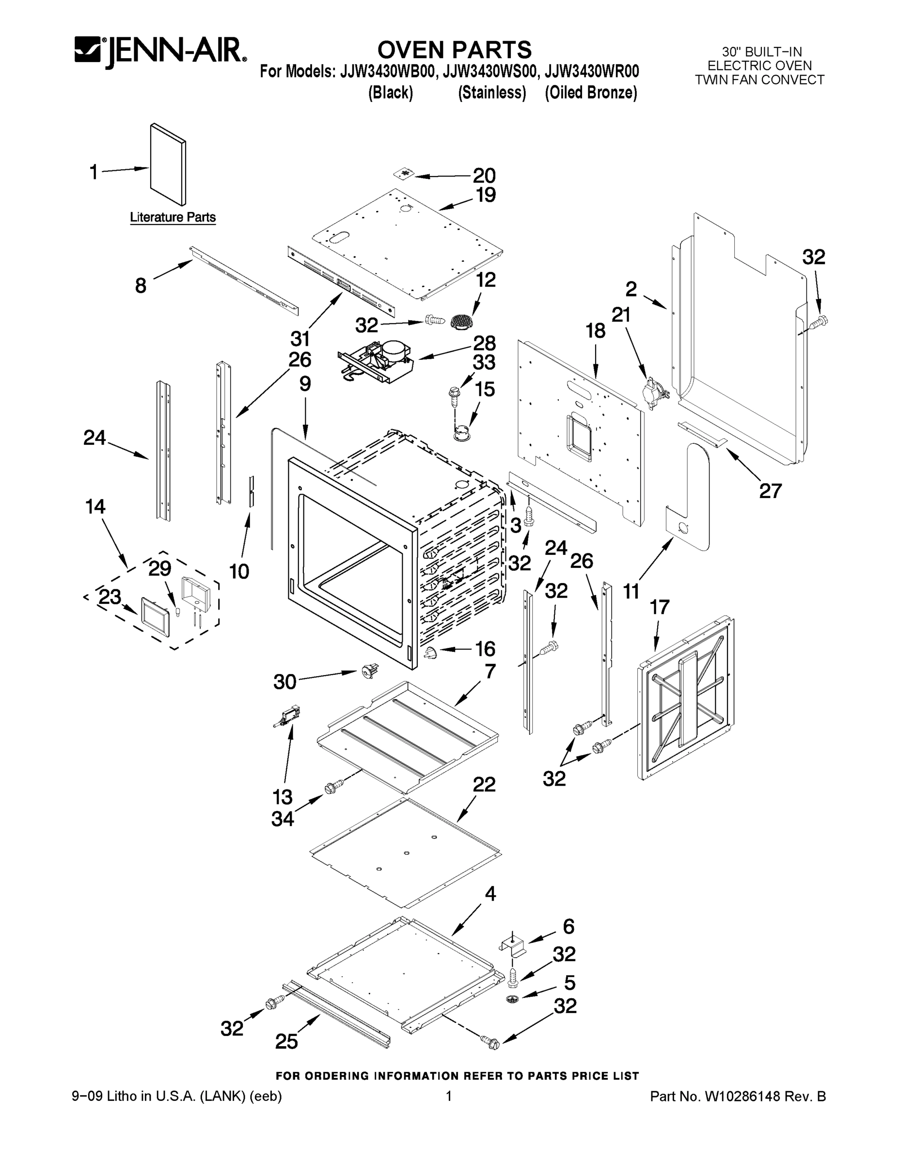 01 - OVEN PARTS