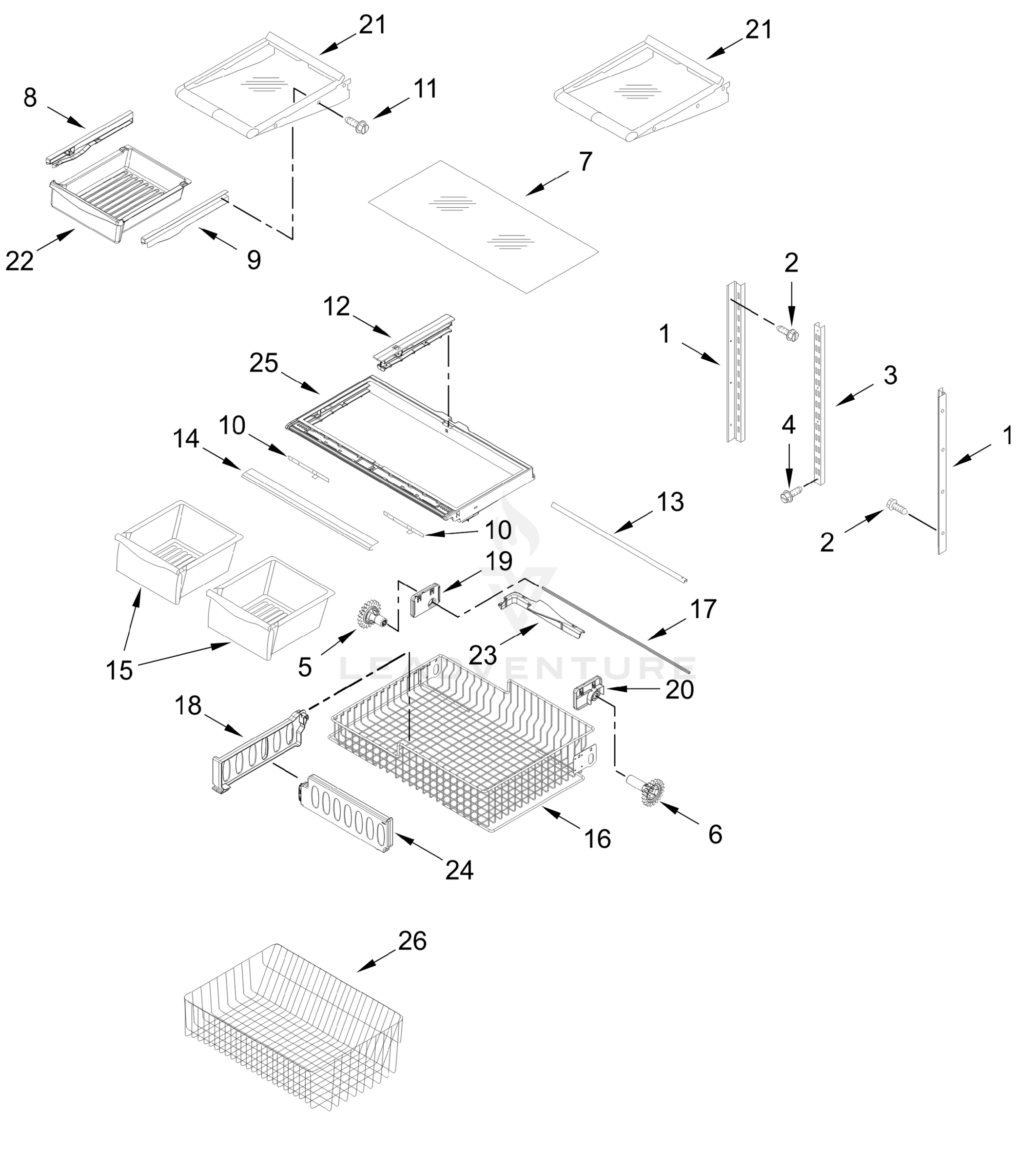 SHELF PARTS