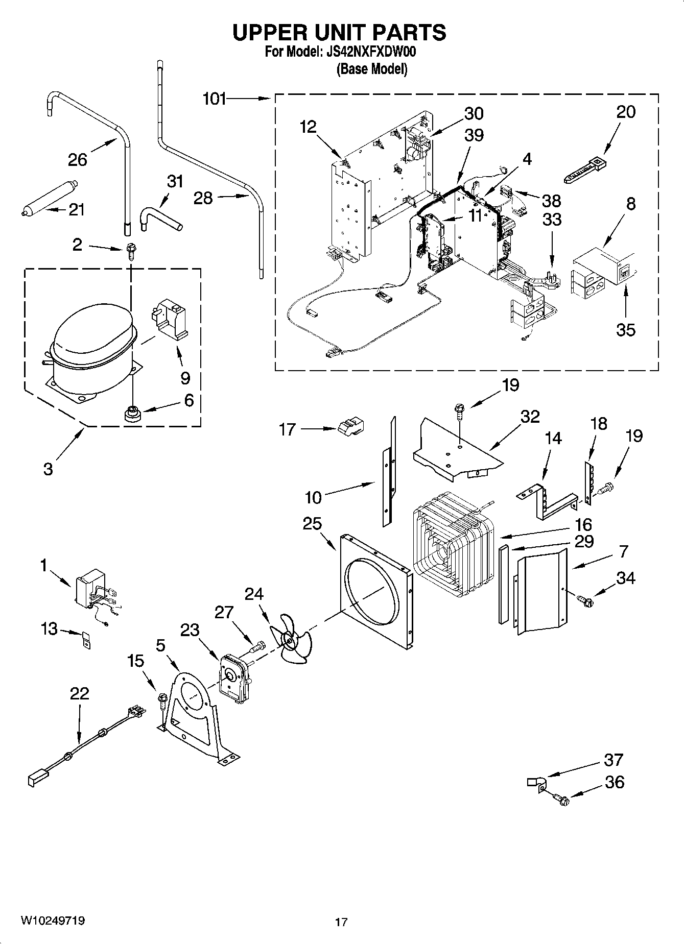 11 - UPPER UNIT PARTS