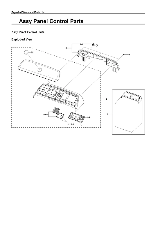 CONTROL PANEL ASSY