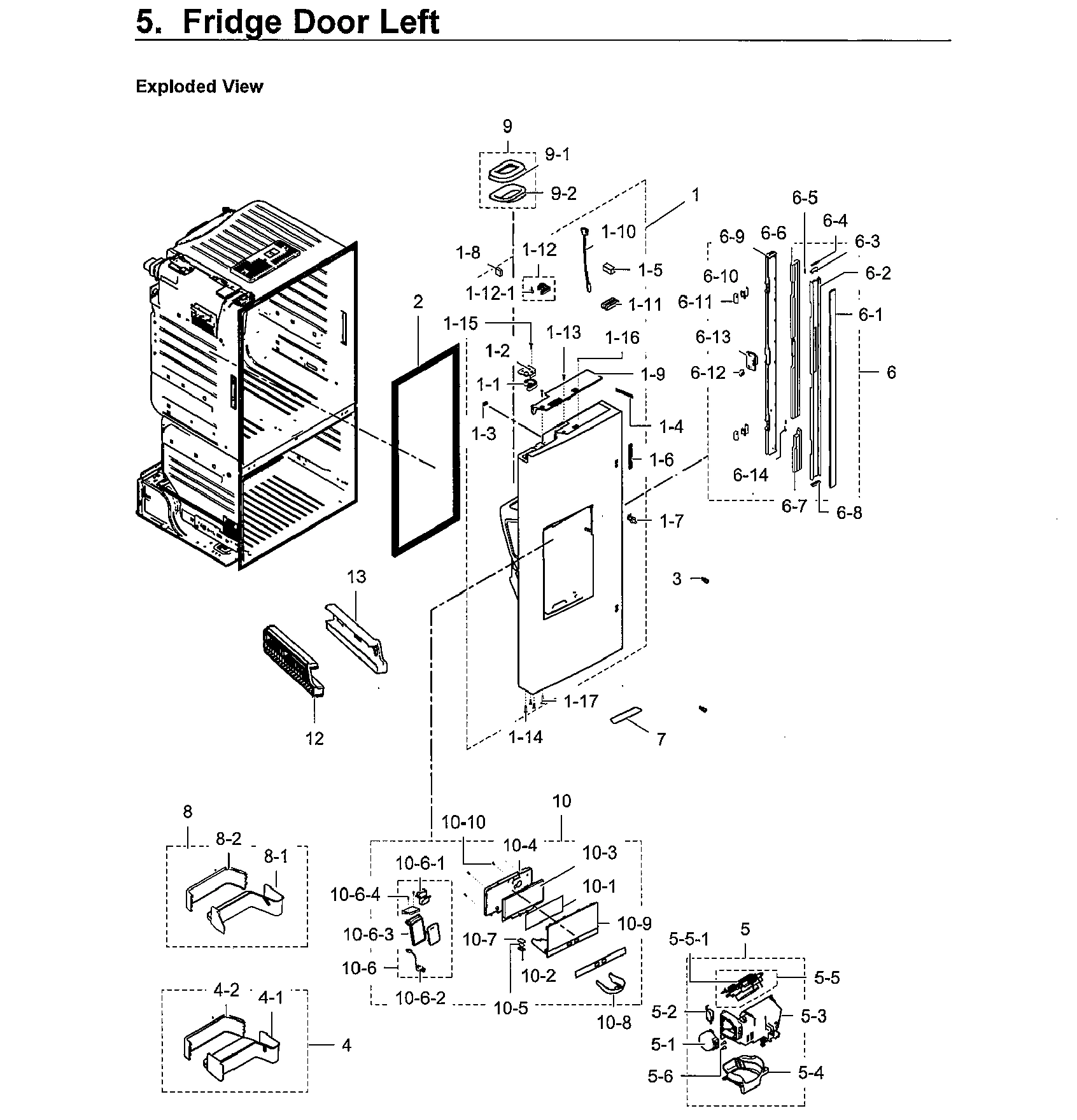 FRIDGE DOOR LT